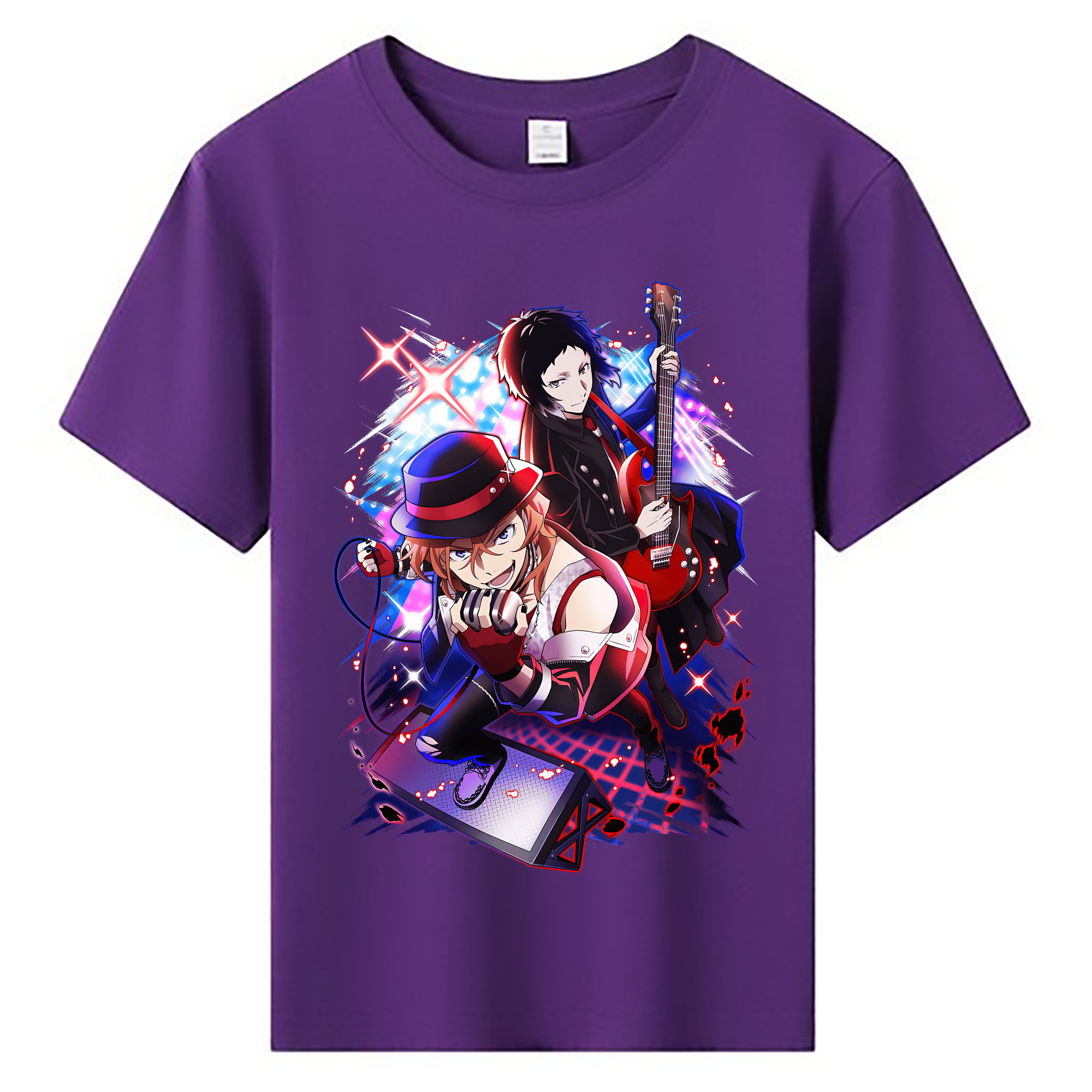 （画像用） 文豪ストレイドッグス Bungo Stray Dogs 綿100％キッズTシャツ（フロントプリント）