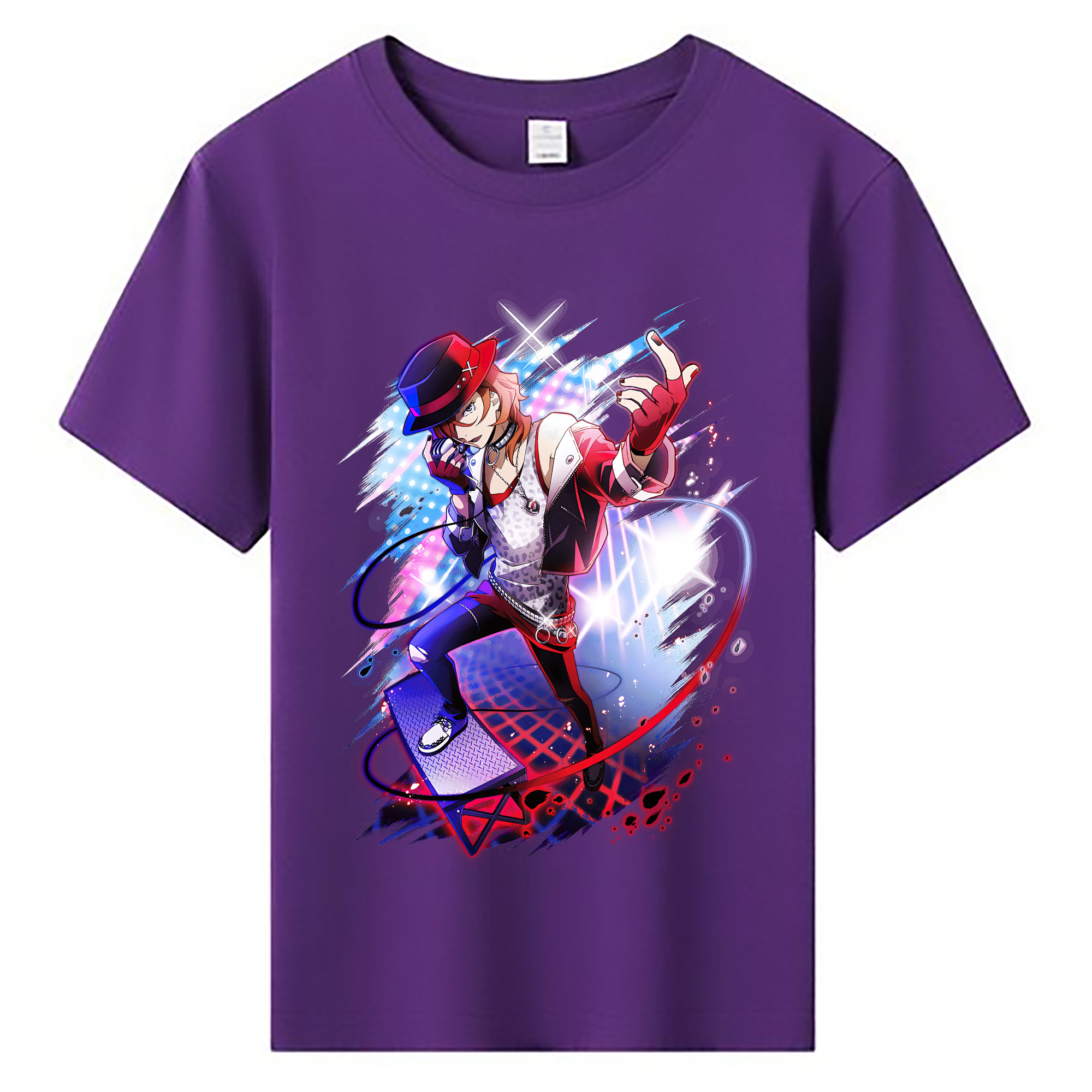 （画像用） 文豪ストレイドッグス Bungo Stray Dogs 綿100％キッズTシャツ（フロントプリント）