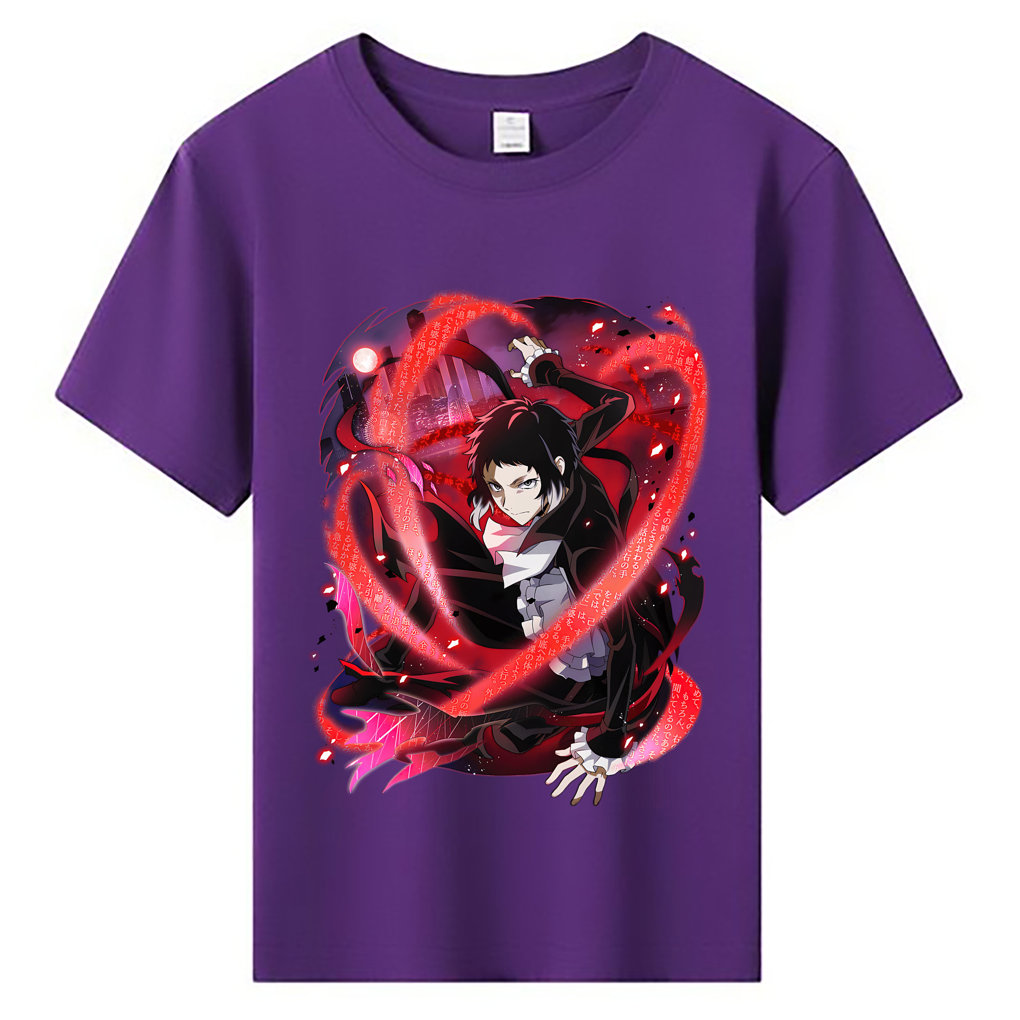 （画像用） 文豪ストレイドッグス Bungo Stray Dogs 綿100％キッズTシャツ（フロントプリント）