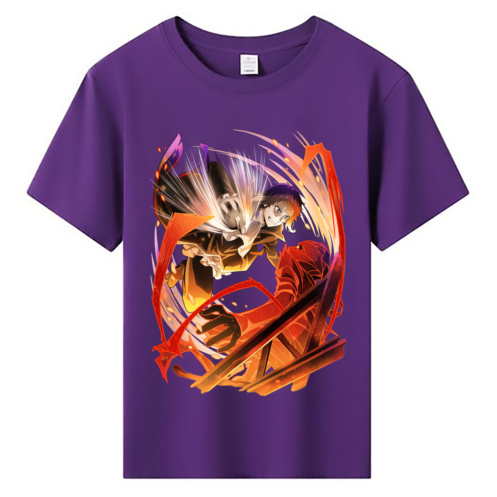 （画像用） 文豪ストレイドッグス Bungo Stray Dogs 綿100％キッズTシャツ（フロントプリント）