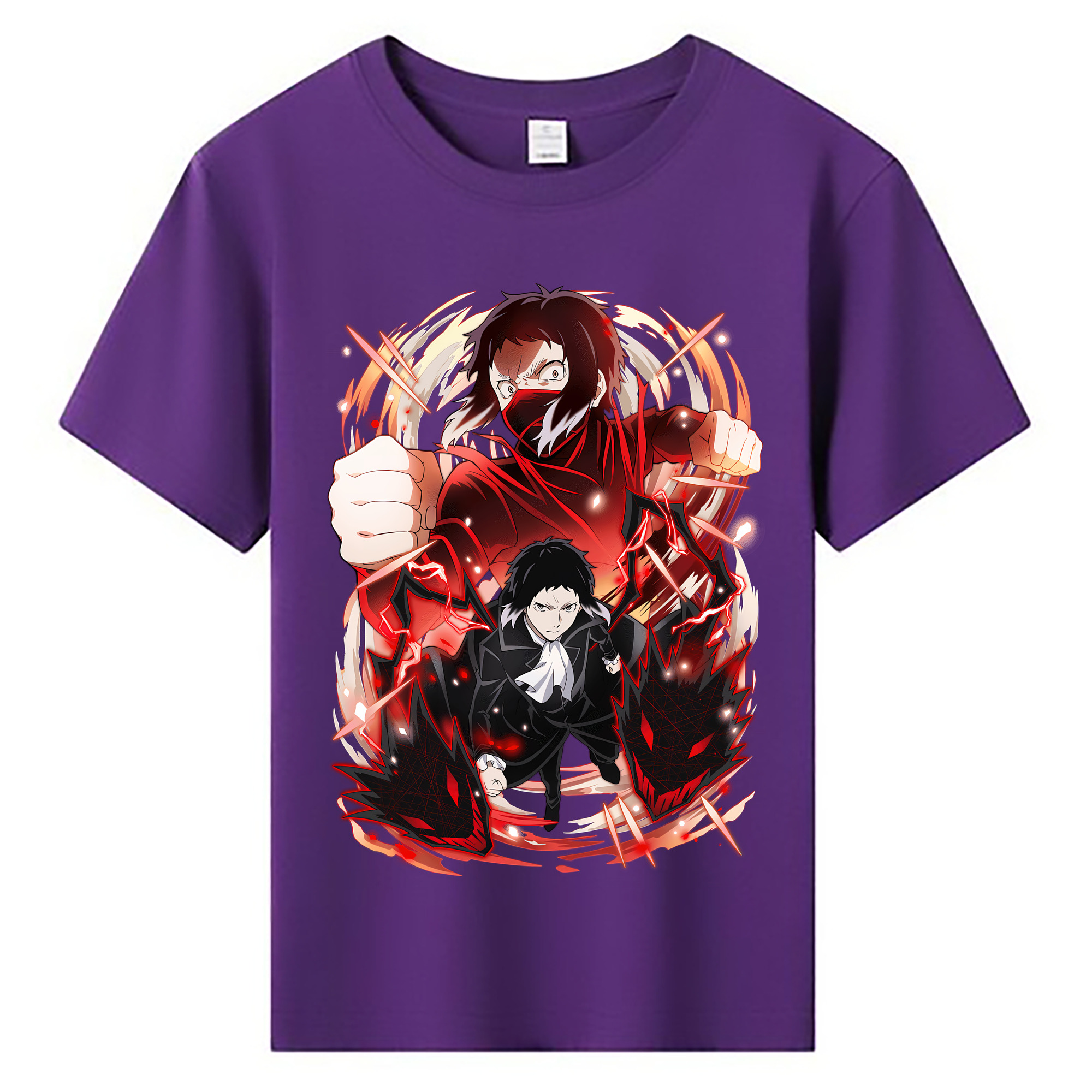 （画像用） 文豪ストレイドッグス Bungo Stray Dogs 綿100％キッズTシャツ（フロントプリント）
