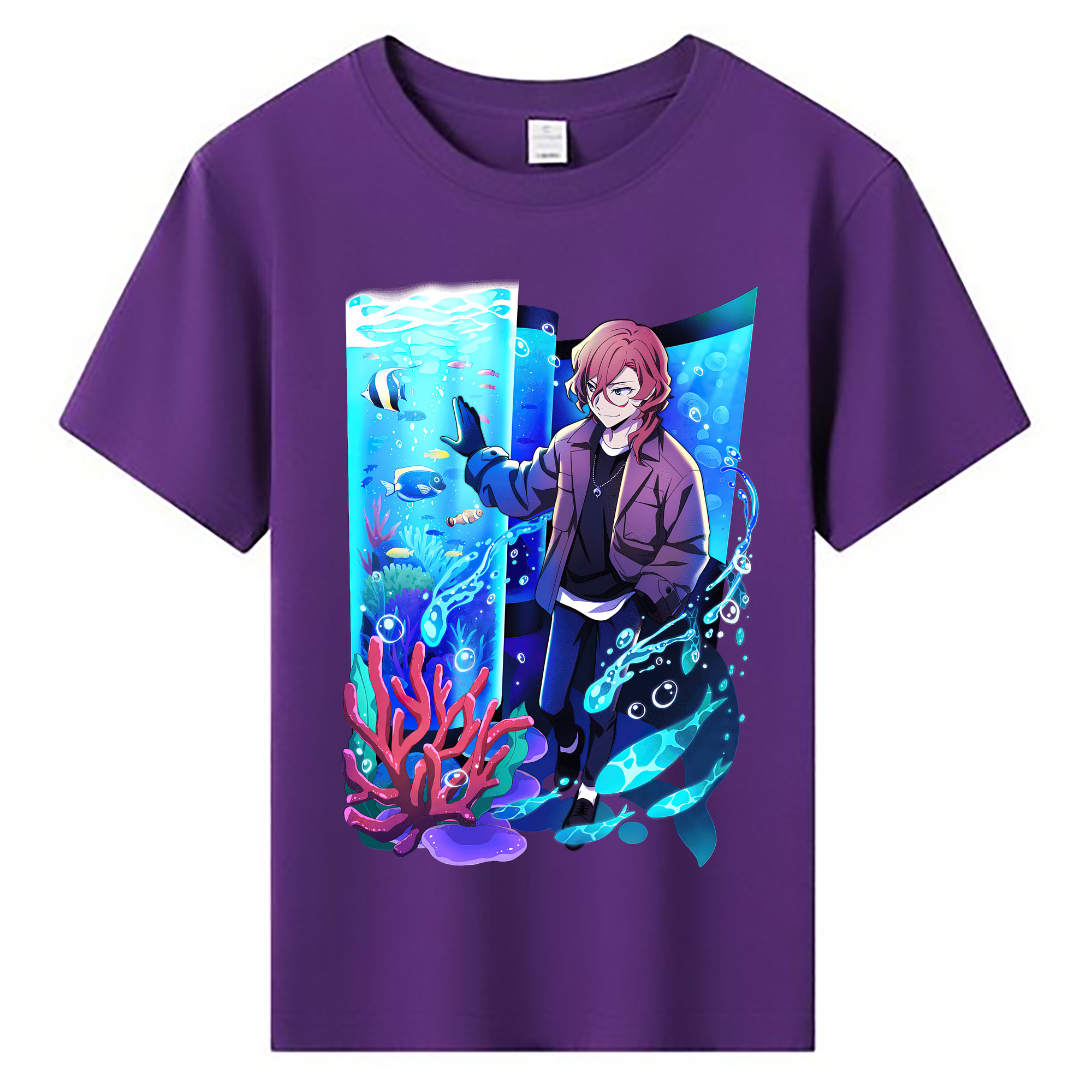 （画像用） 文豪ストレイドッグス Bungo Stray Dogs 綿100％キッズTシャツ（フロントプリント）