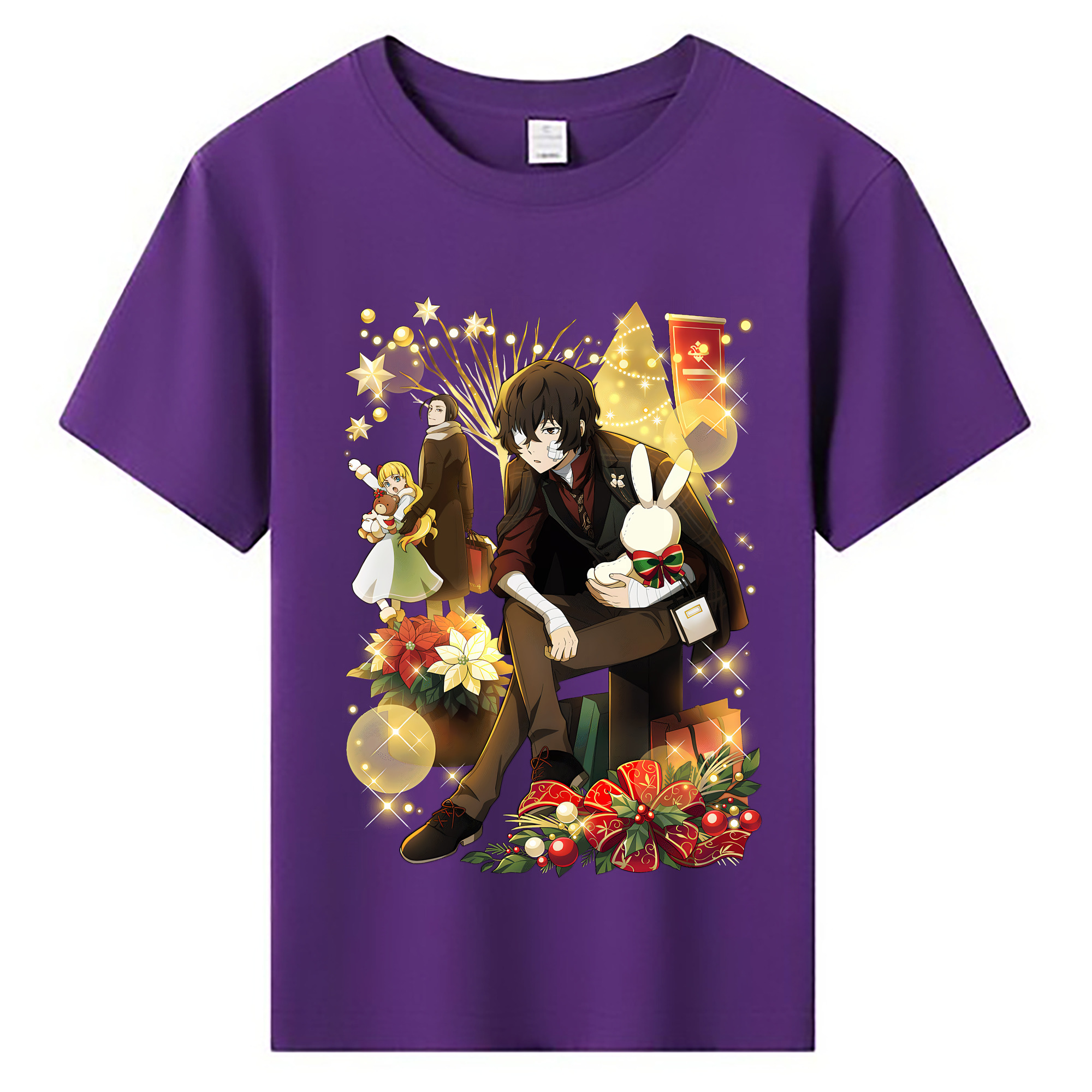 （画像用） 文豪ストレイドッグス Bungo Stray Dogs 綿100％キッズTシャツ（フロントプリント）