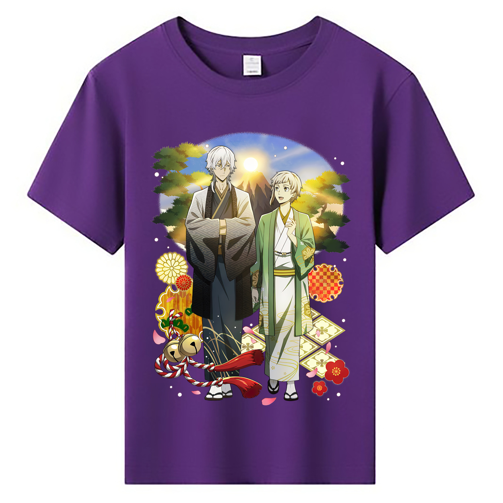 （画像用） 文豪ストレイドッグス Bungo Stray Dogs 綿100％キッズTシャツ（フロントプリント）