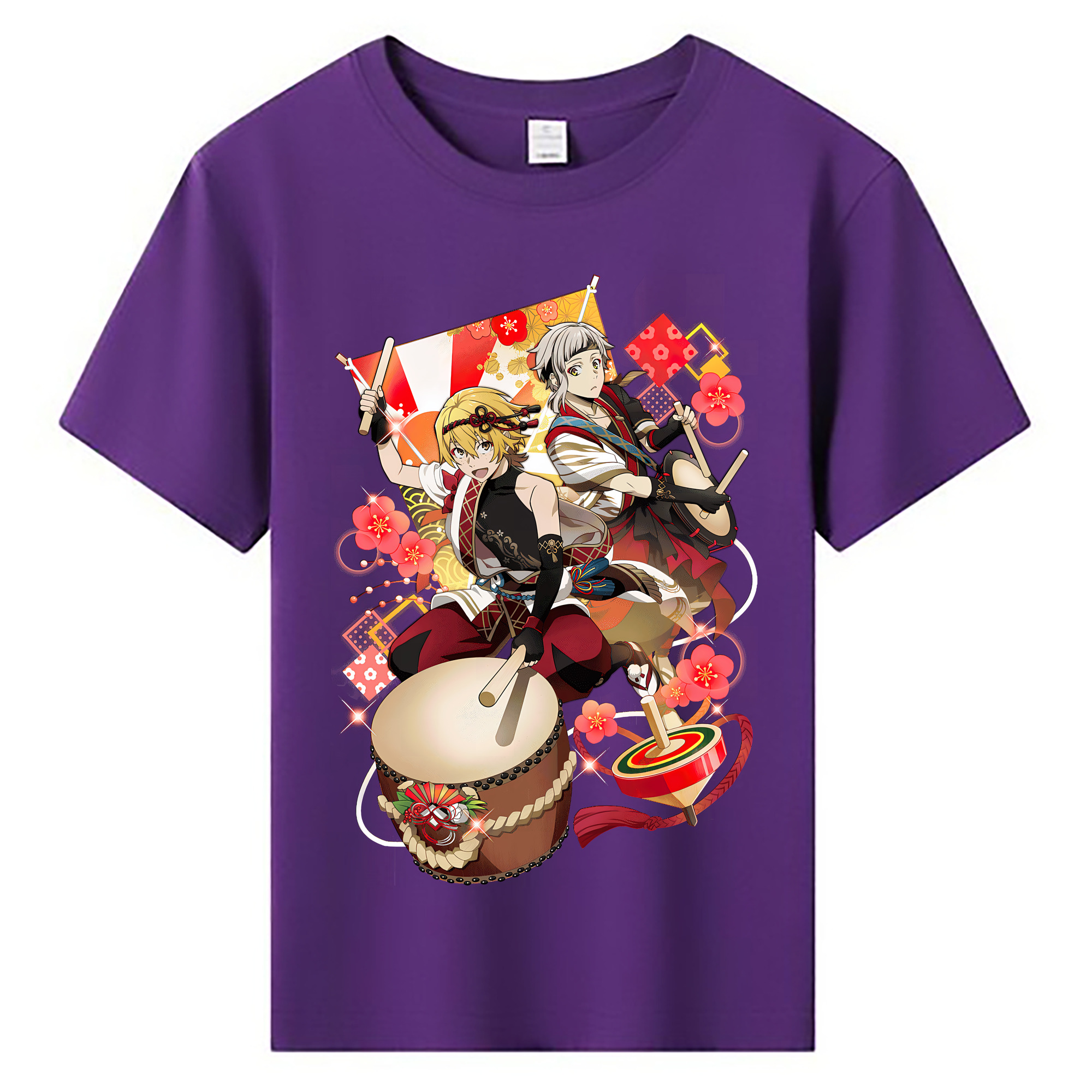 （画像用） 文豪ストレイドッグス Bungo Stray Dogs 綿100％キッズTシャツ（フロントプリント）