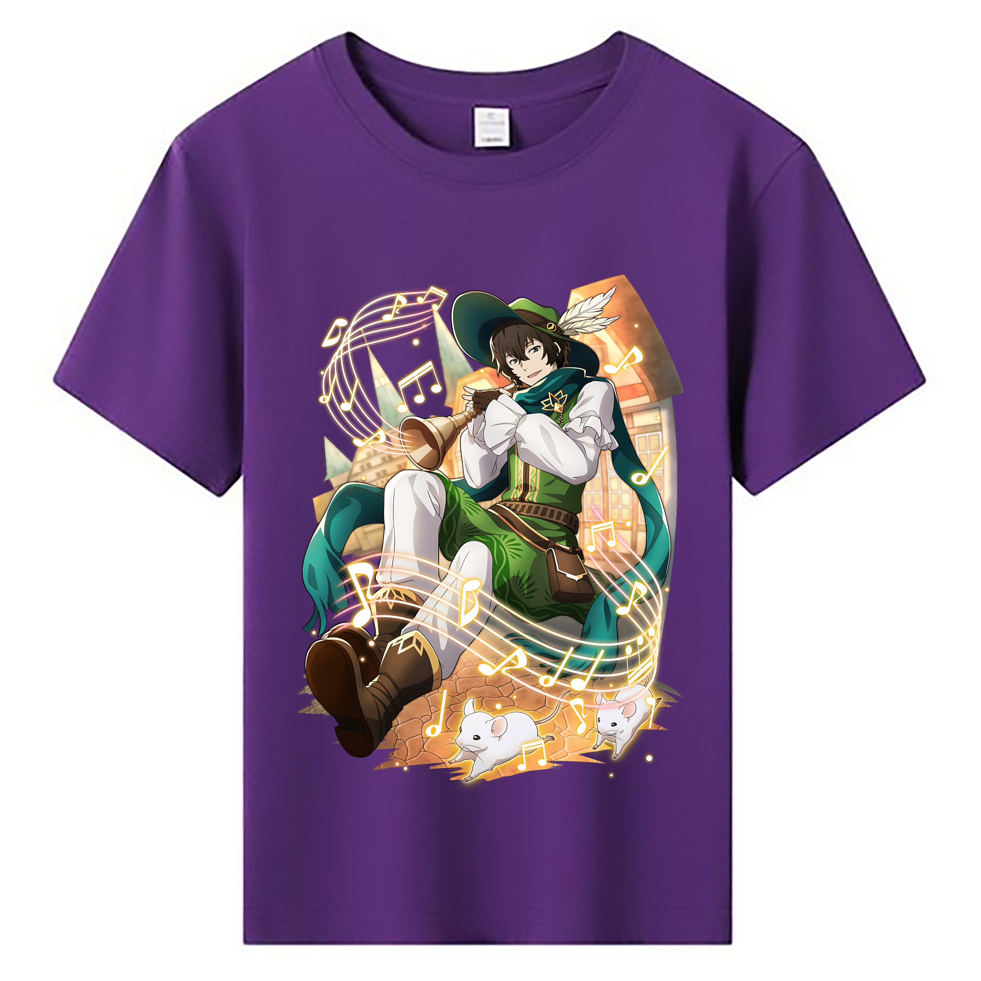 （画像用） 文豪ストレイドッグス Bungo Stray Dogs 綿100％キッズTシャツ（フロントプリント）