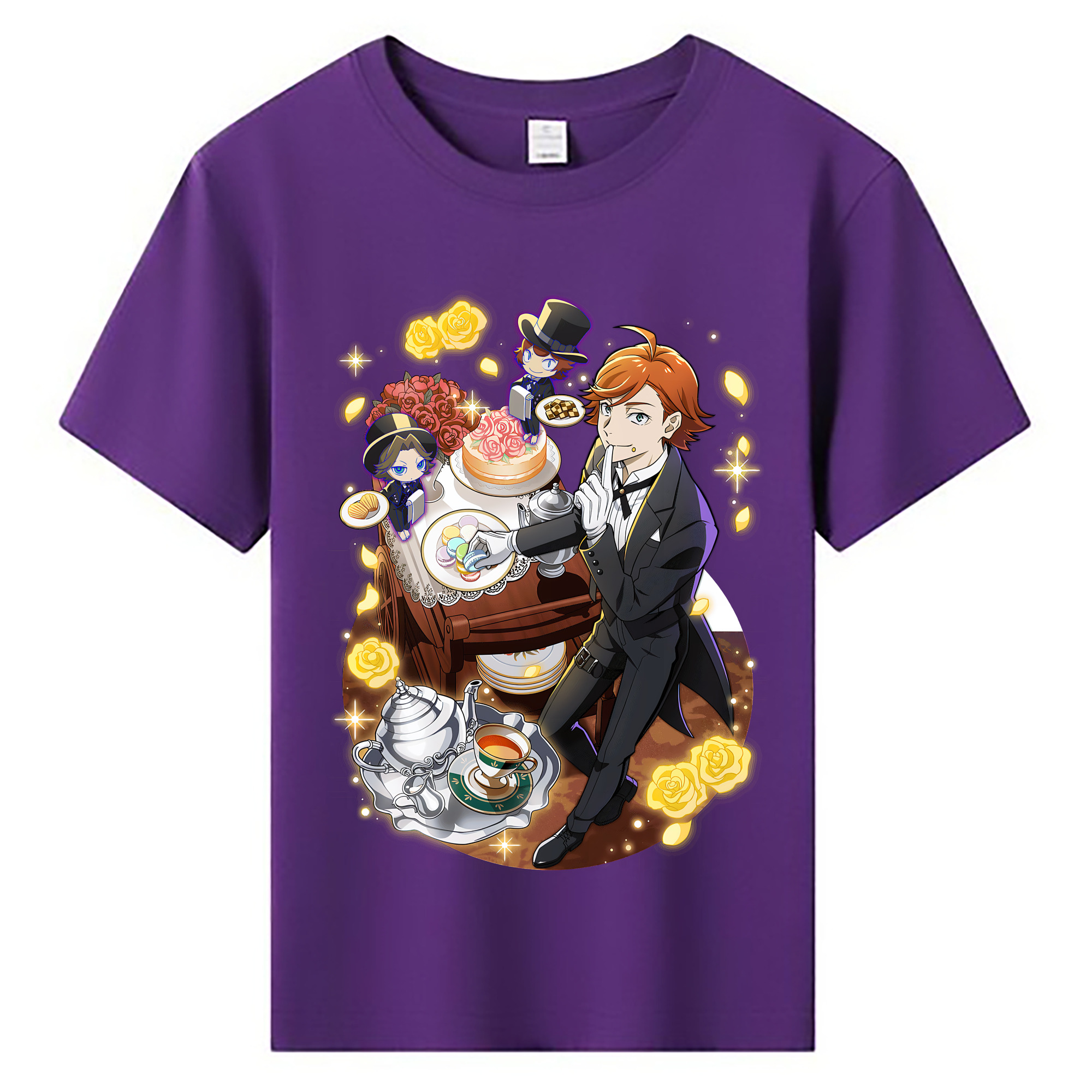 （画像用） 文豪ストレイドッグス Bungo Stray Dogs 綿100％キッズTシャツ（フロントプリント）