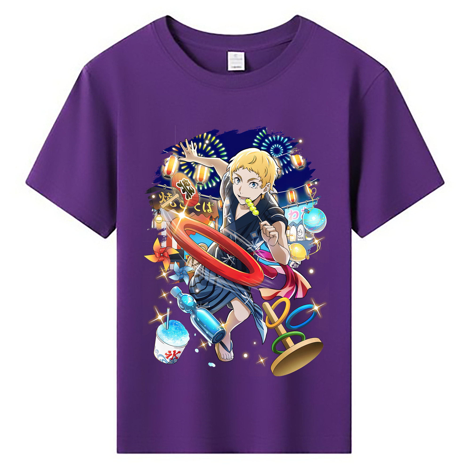 （画像用） 文豪ストレイドッグス Bungo Stray Dogs 綿100％キッズTシャツ（フロントプリント）