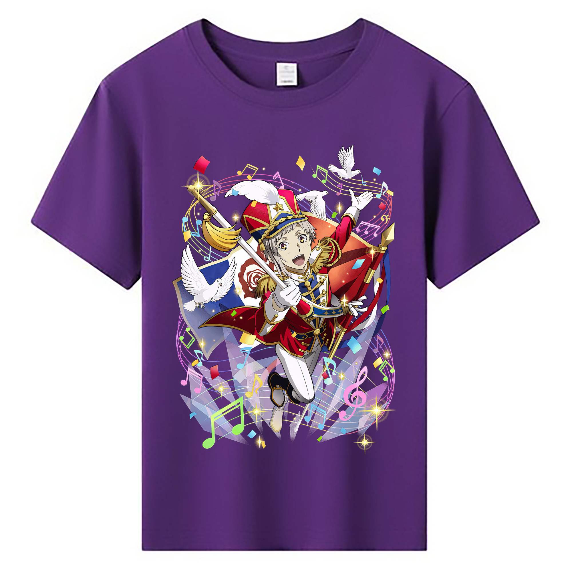 （画像用） 文豪ストレイドッグス Bungo Stray Dogs 綿100％キッズTシャツ（フロントプリント）