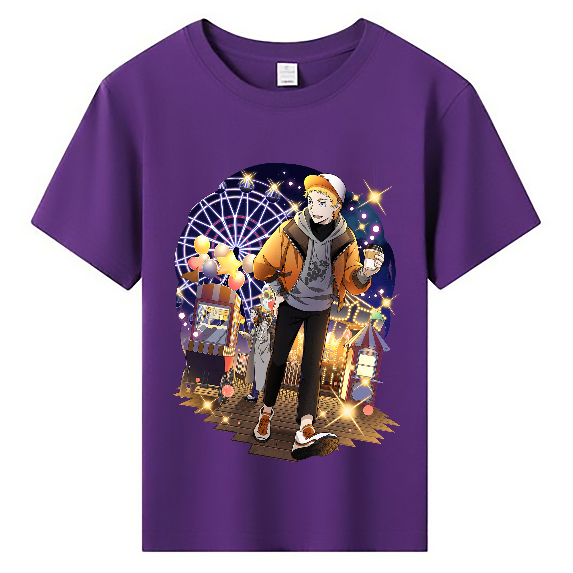 （画像用） 文豪ストレイドッグス Bungo Stray Dogs 綿100％キッズTシャツ（フロントプリント）