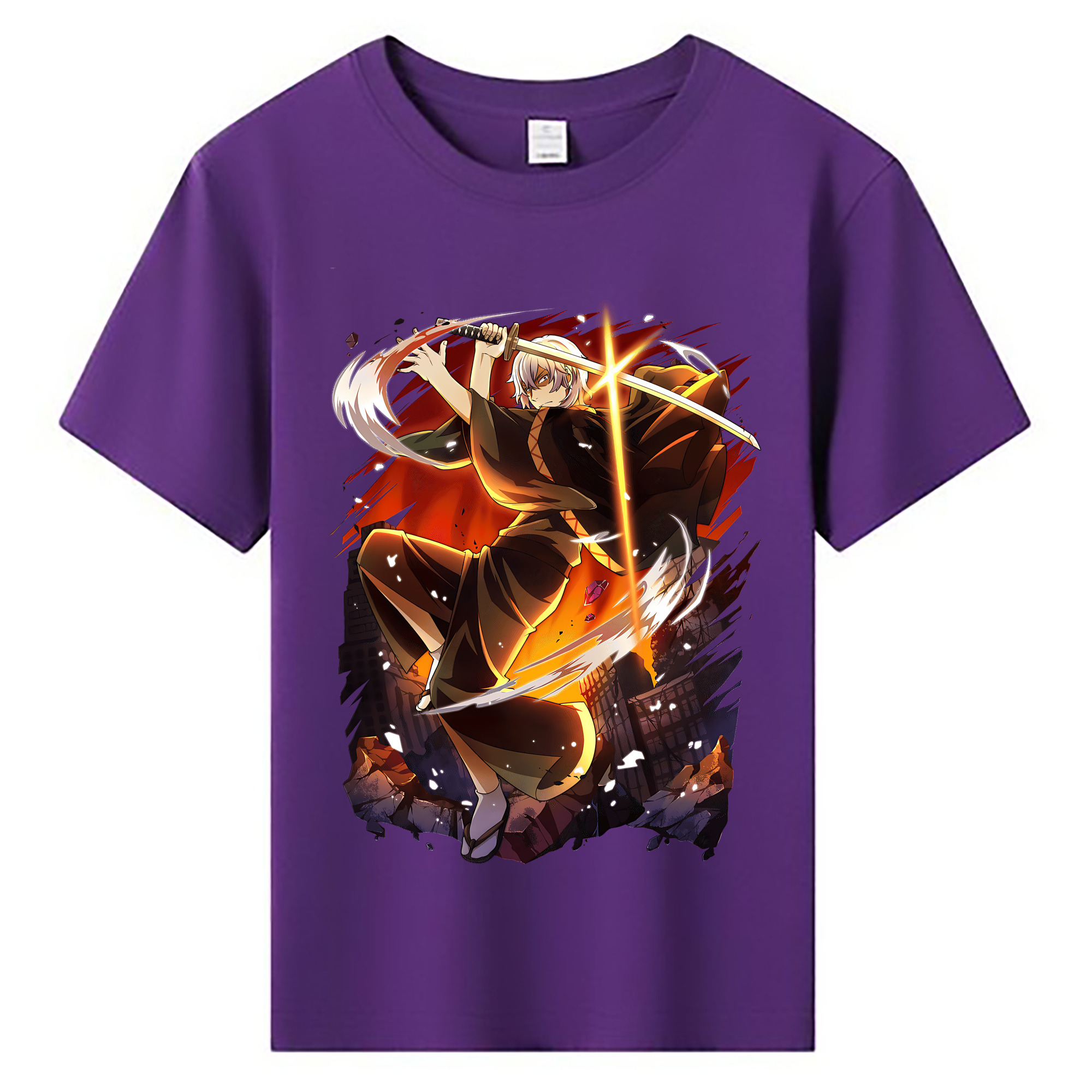 （画像用） 文豪ストレイドッグス Bungo Stray Dogs 綿100％キッズTシャツ（フロントプリント）
