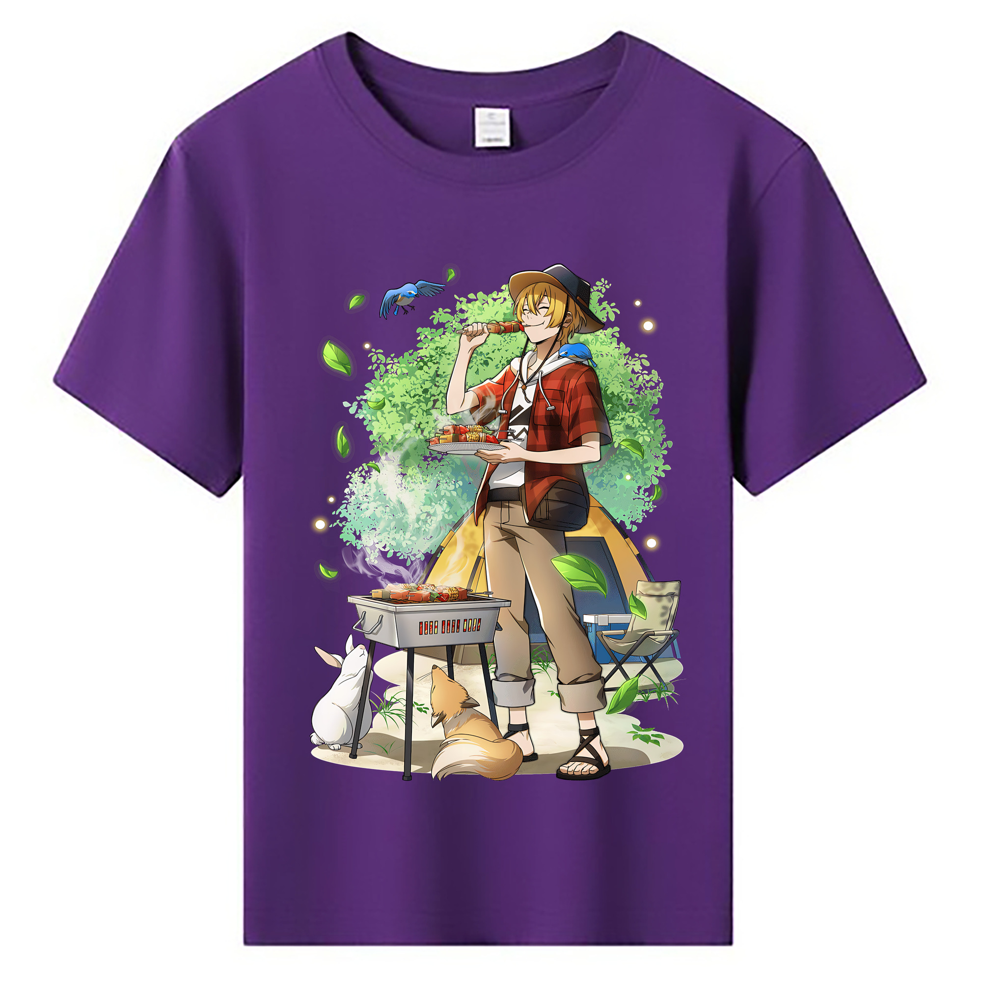 （画像用） 文豪ストレイドッグス Bungo Stray Dogs 綿100％キッズTシャツ（フロントプリント）
