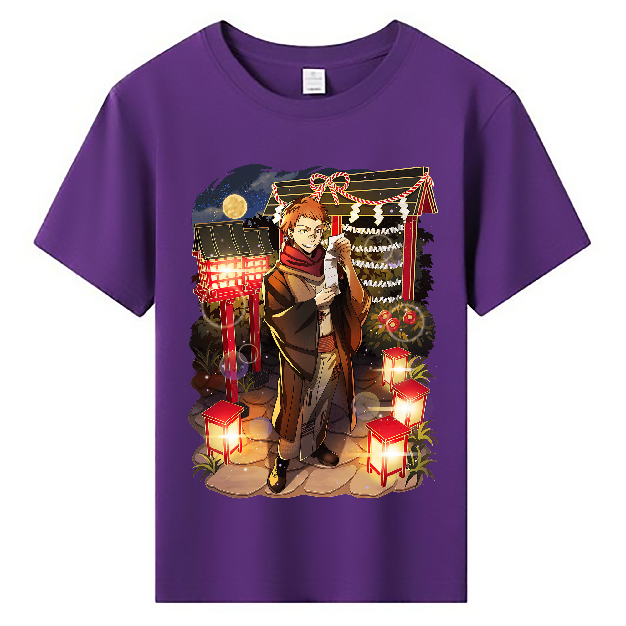 （画像用） 文豪ストレイドッグス Bungo Stray Dogs 綿100％キッズTシャツ（フロントプリント）