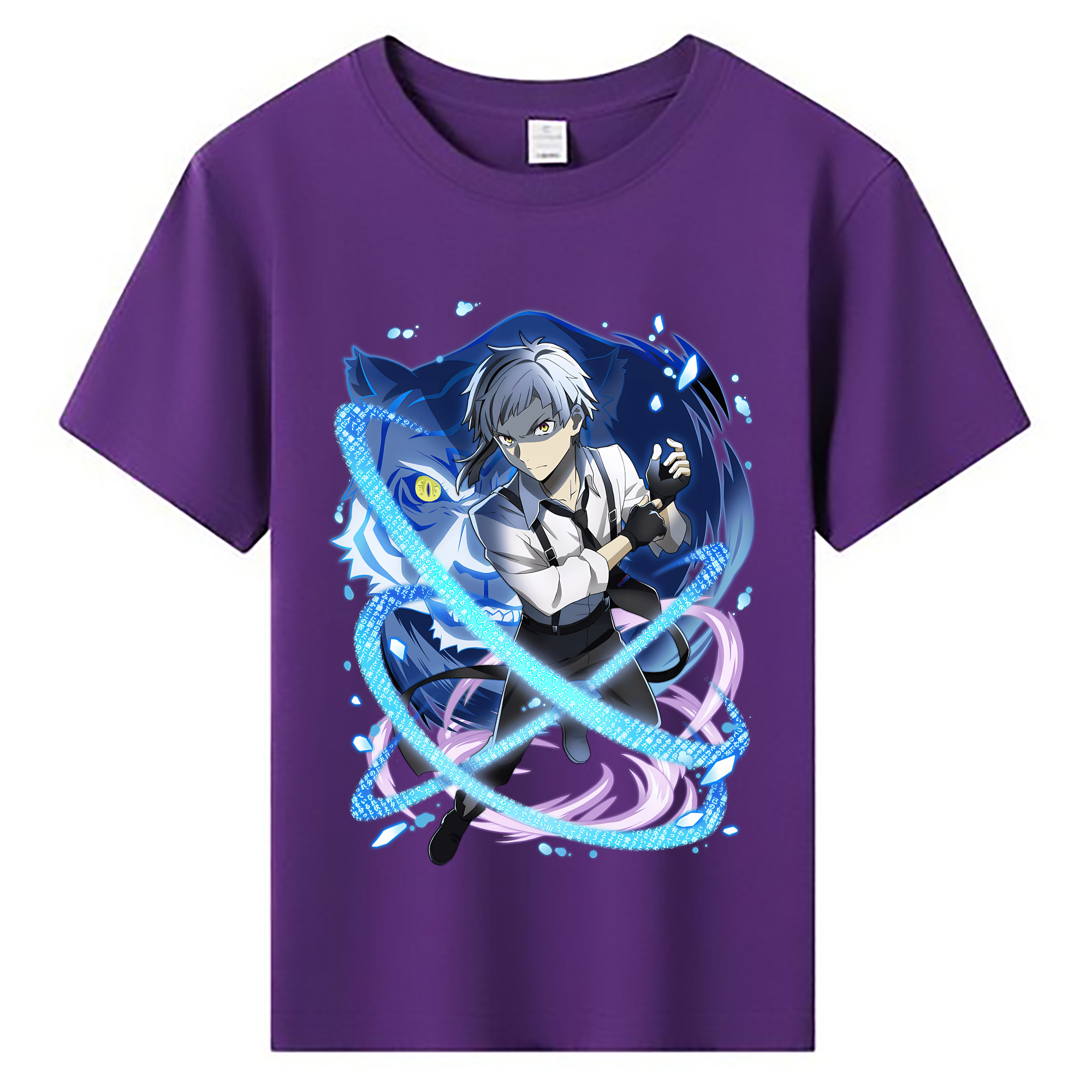 （画像用） 文豪ストレイドッグス Bungo Stray Dogs 綿100％キッズTシャツ（フロントプリント）