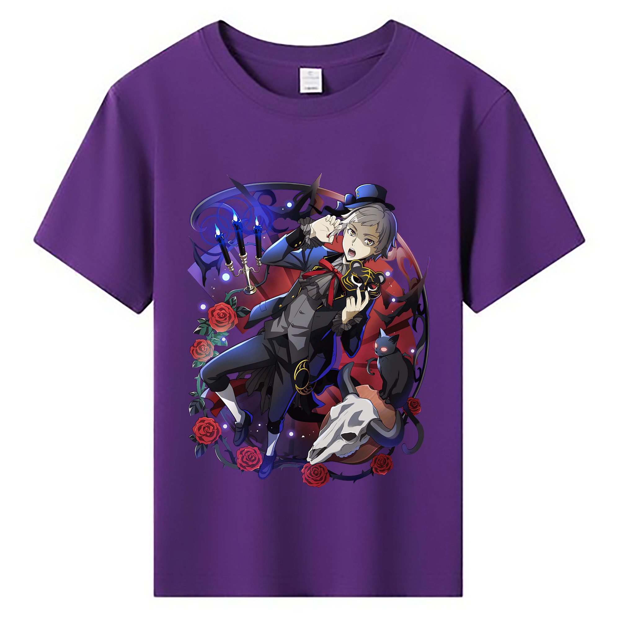 （画像用） 文豪ストレイドッグス Bungo Stray Dogs 綿100％キッズTシャツ（フロントプリント）