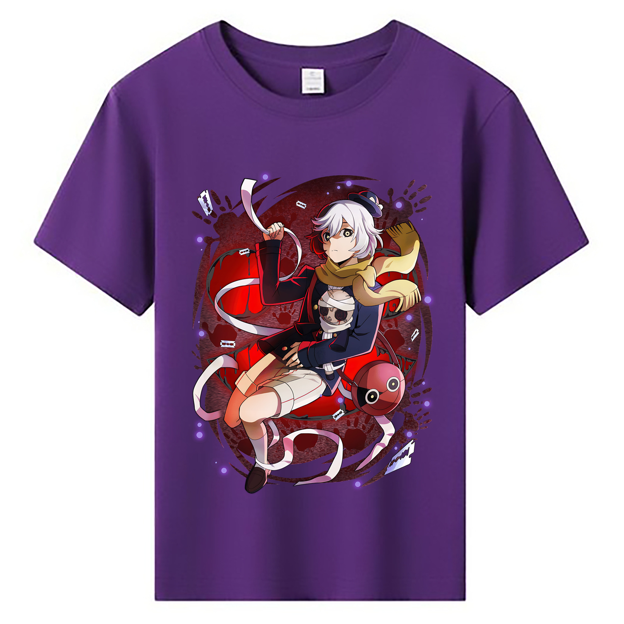 （画像用） 文豪ストレイドッグス Bungo Stray Dogs 綿100％キッズTシャツ（フロントプリント）
