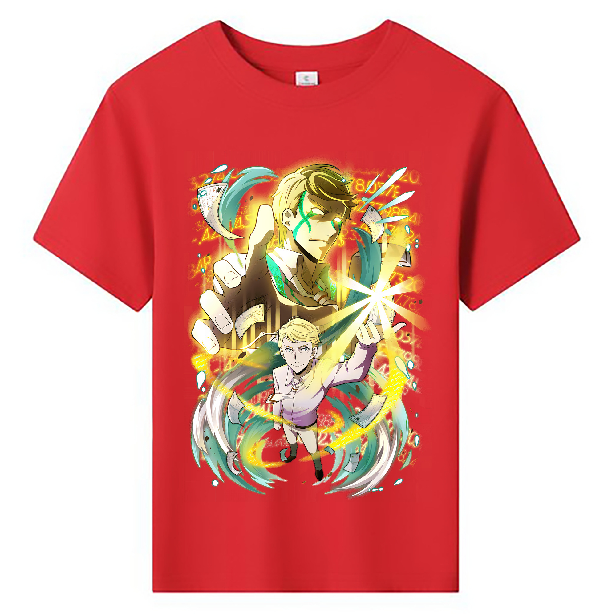 （画像用） 文豪ストレイドッグス Bungo Stray Dogs 綿100％キッズTシャツ（フロントプリント）