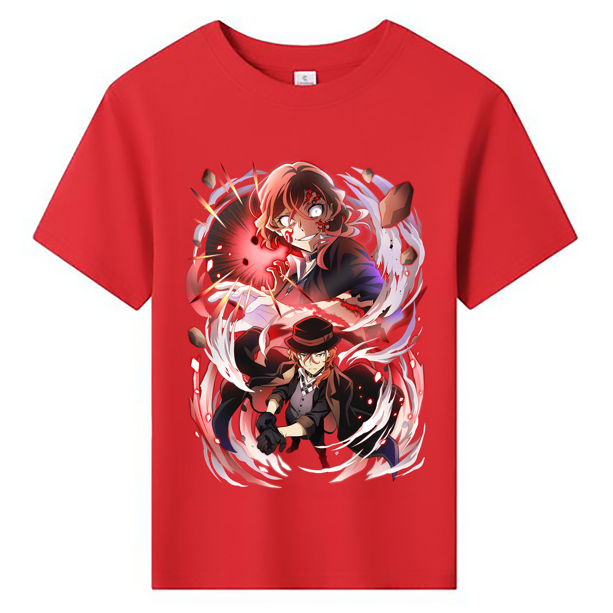 （画像用） 文豪ストレイドッグス Bungo Stray Dogs 綿100％キッズTシャツ（フロントプリント）