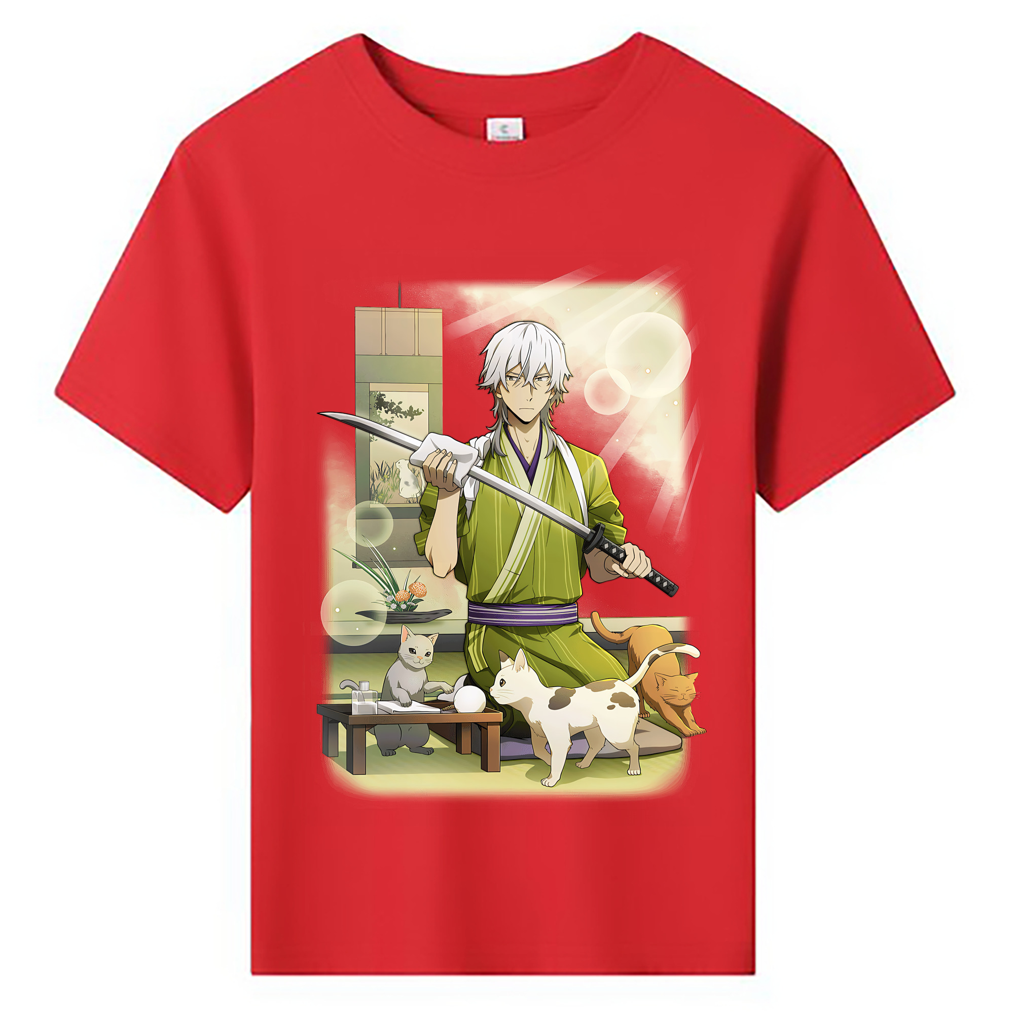 （画像用） 文豪ストレイドッグス Bungo Stray Dogs 綿100％キッズTシャツ（フロントプリント）