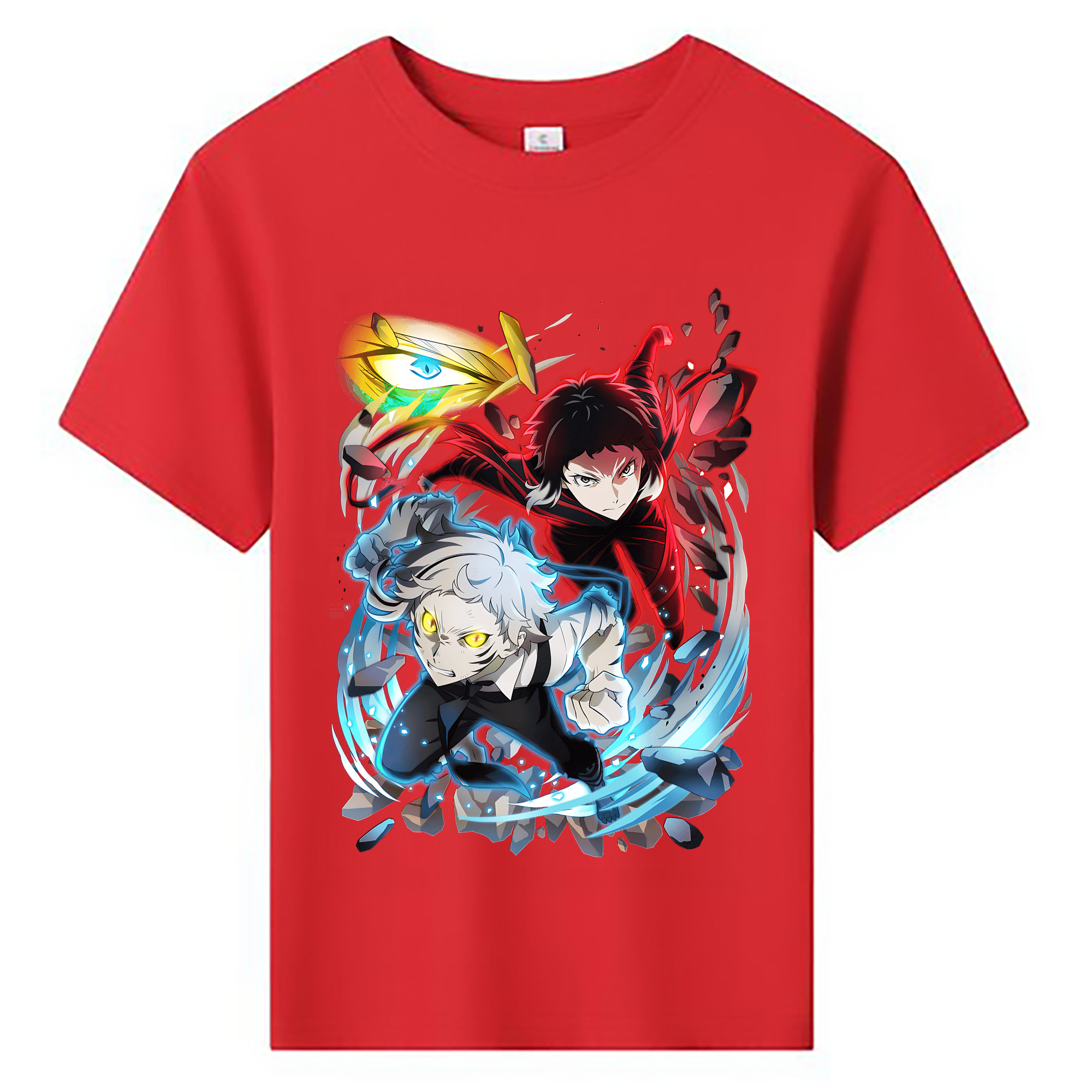 （画像用） 文豪ストレイドッグス Bungo Stray Dogs 綿100％キッズTシャツ（フロントプリント）