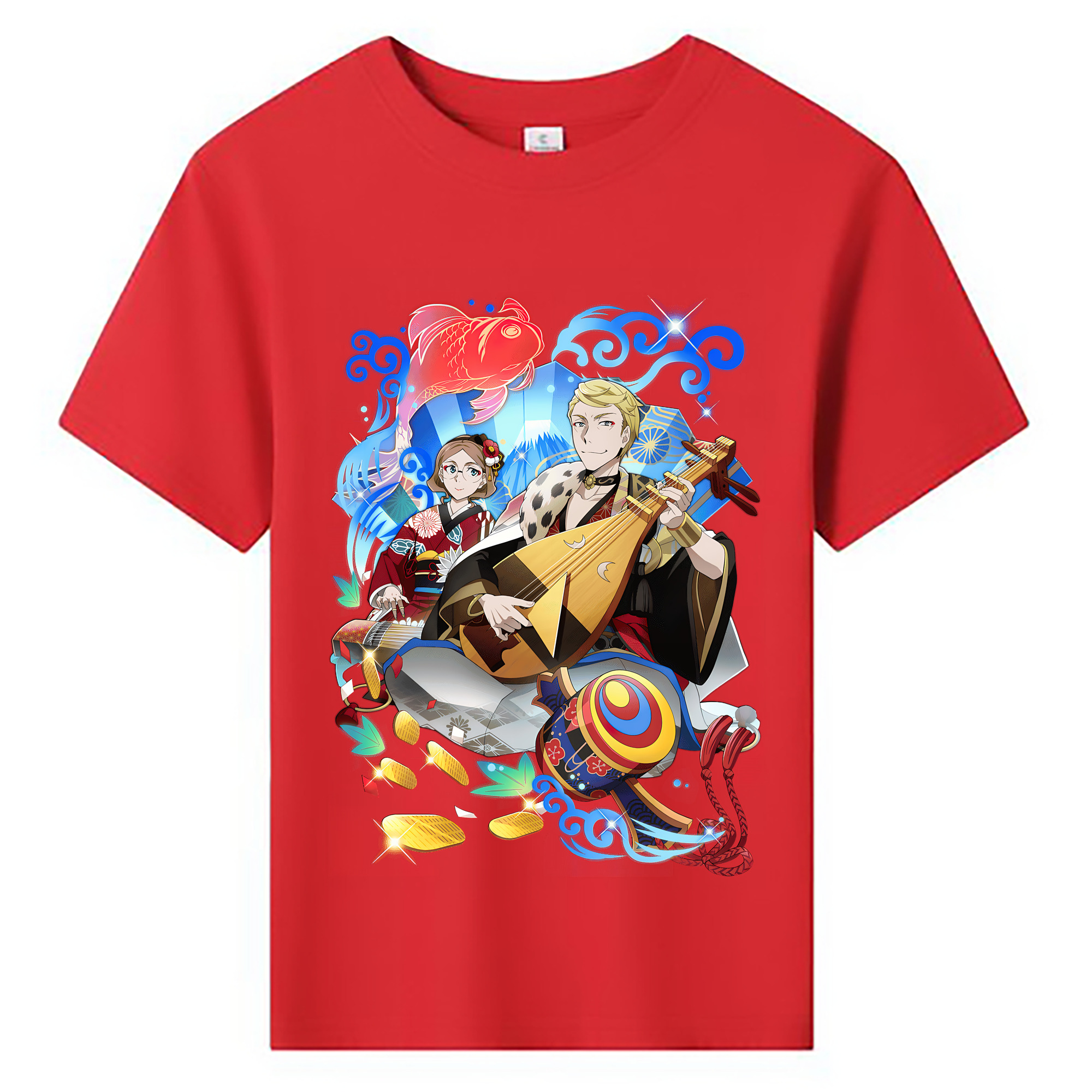 （画像用） 文豪ストレイドッグス Bungo Stray Dogs 綿100％キッズTシャツ（フロントプリント）