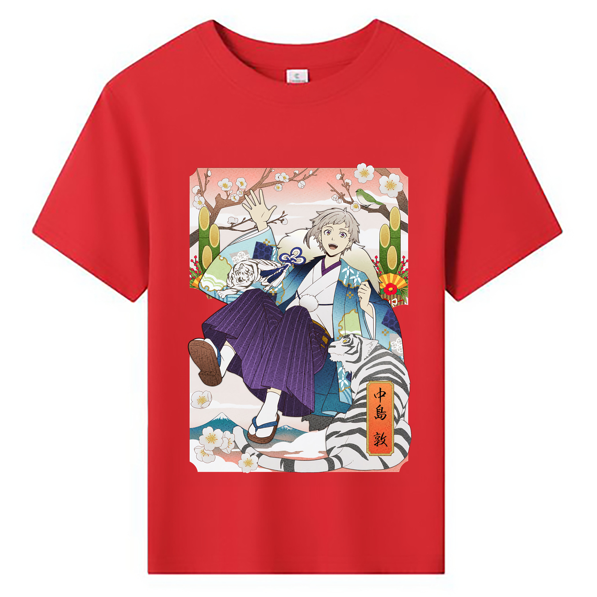 （画像用） 文豪ストレイドッグス Bungo Stray Dogs 綿100％キッズTシャツ（フロントプリント）