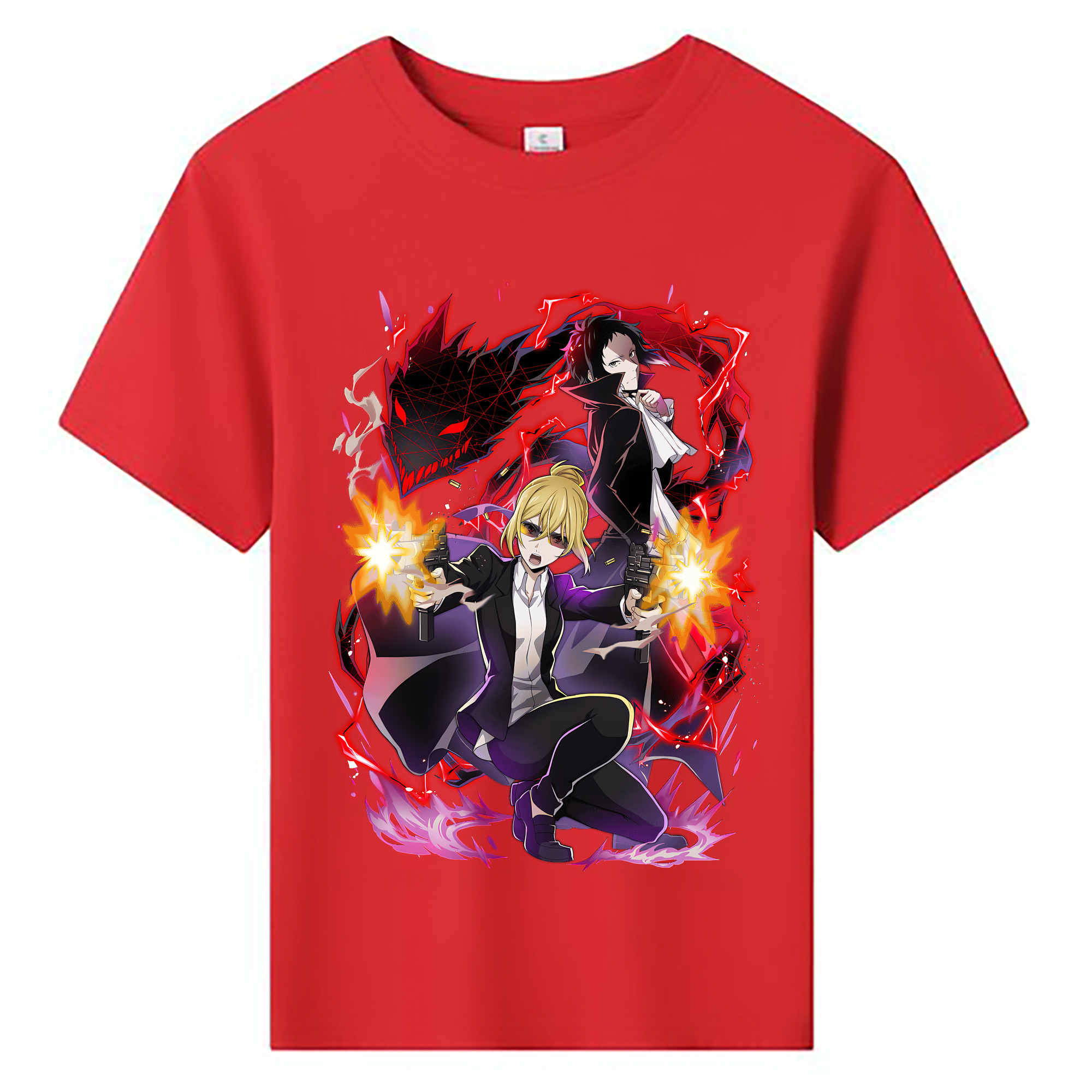 （画像用） 文豪ストレイドッグス Bungo Stray Dogs 綿100％キッズTシャツ（フロントプリント）