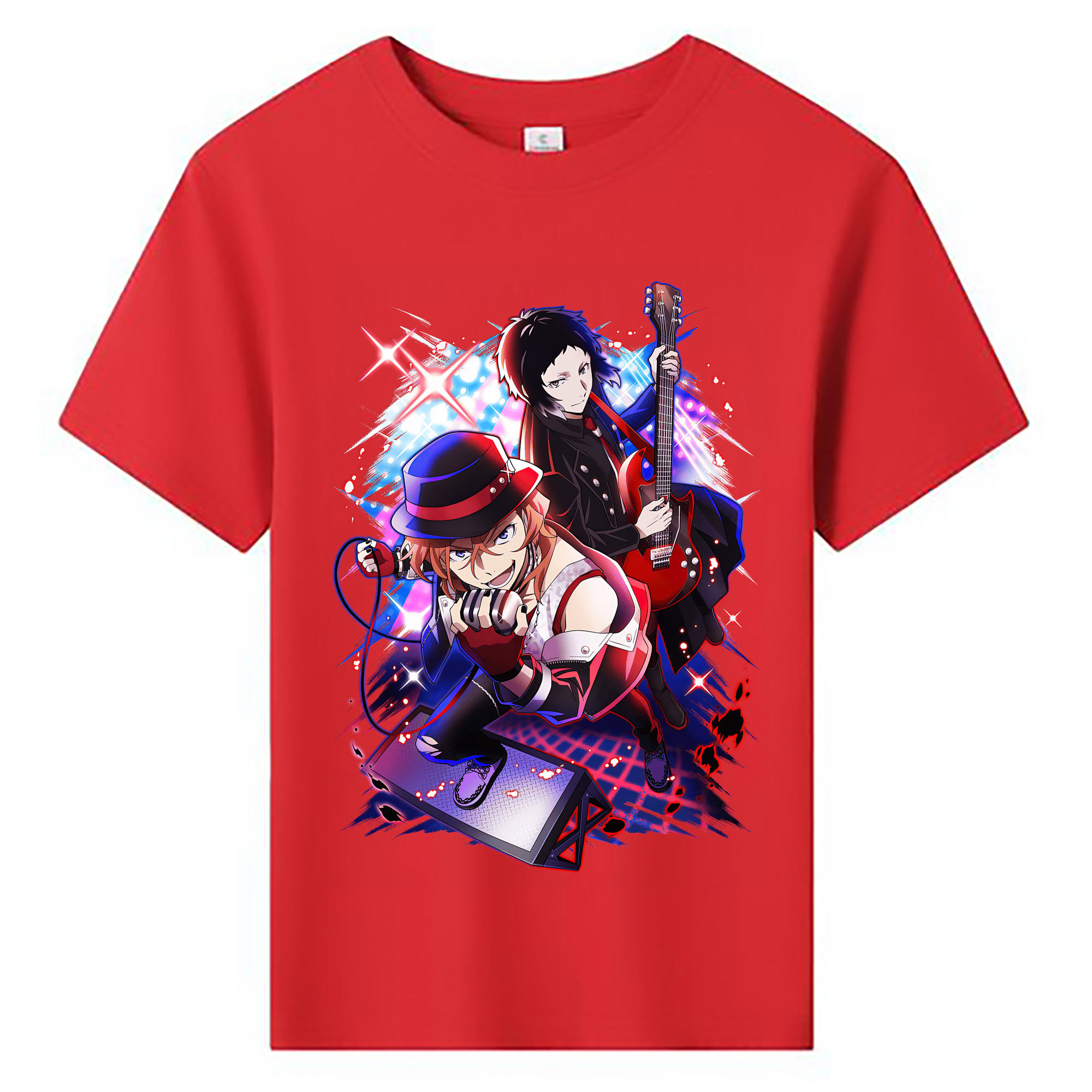 （画像用） 文豪ストレイドッグス Bungo Stray Dogs 綿100％キッズTシャツ（フロントプリント）