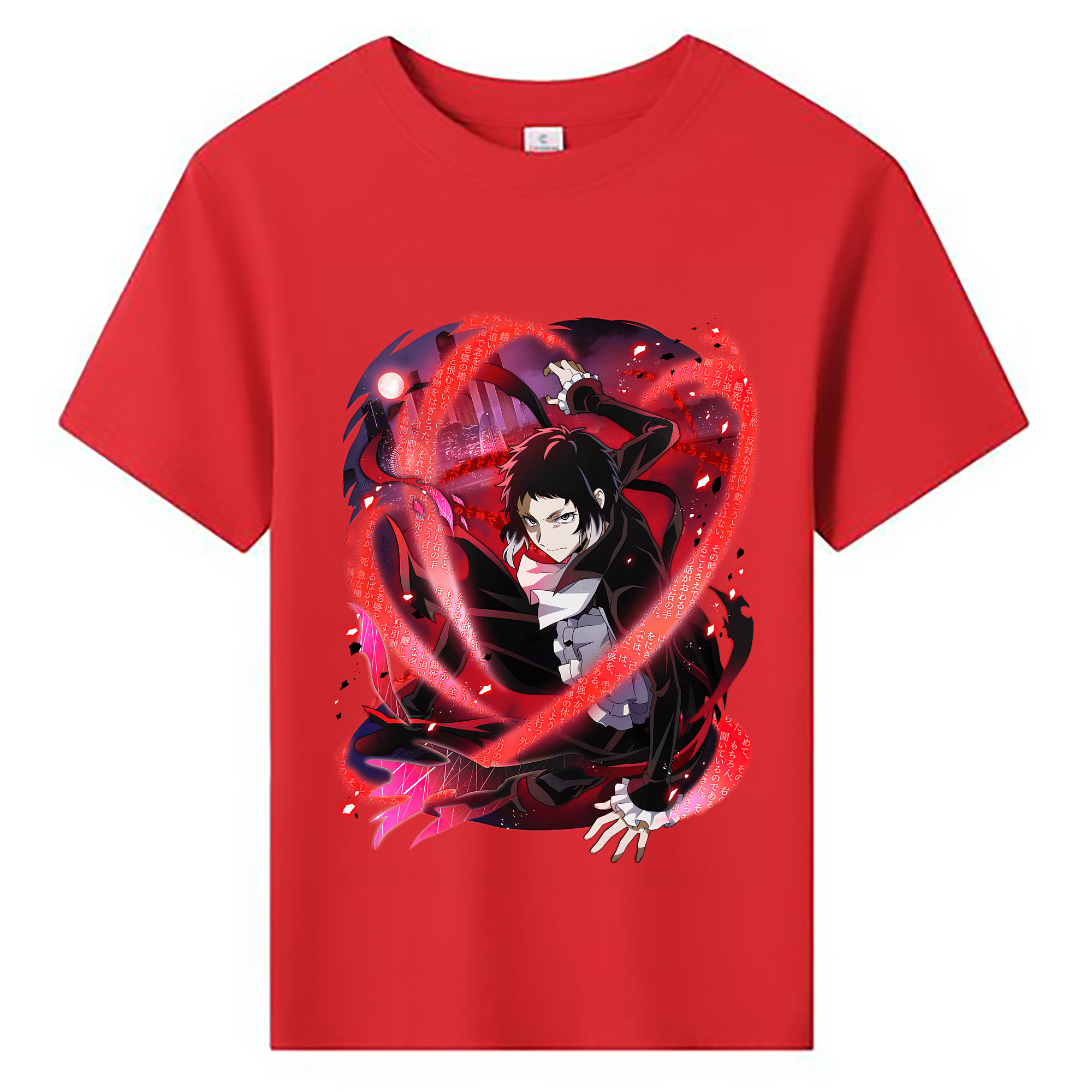 （画像用） 文豪ストレイドッグス Bungo Stray Dogs 綿100％キッズTシャツ（フロントプリント）