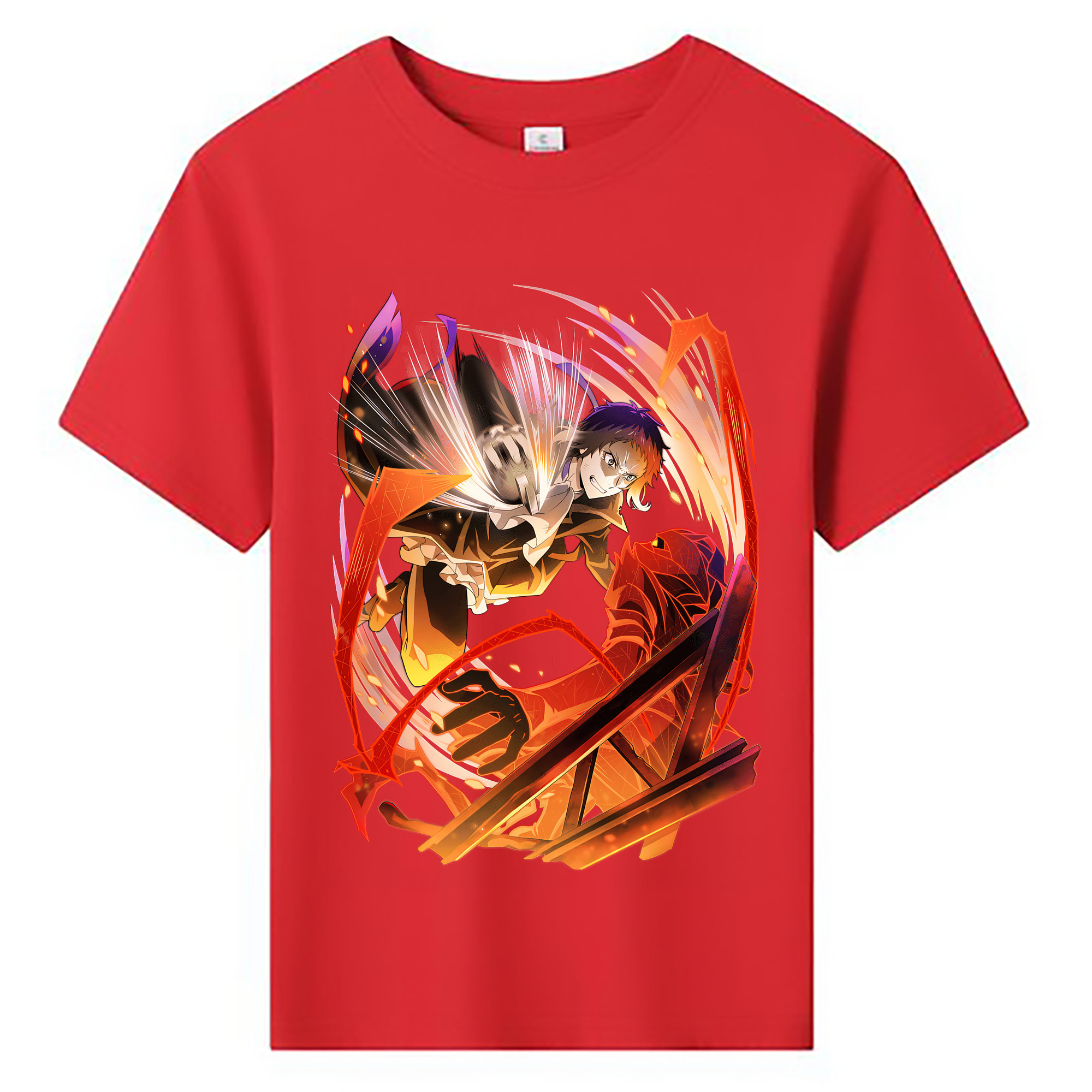 （画像用） 文豪ストレイドッグス Bungo Stray Dogs 綿100％キッズTシャツ（フロントプリント）