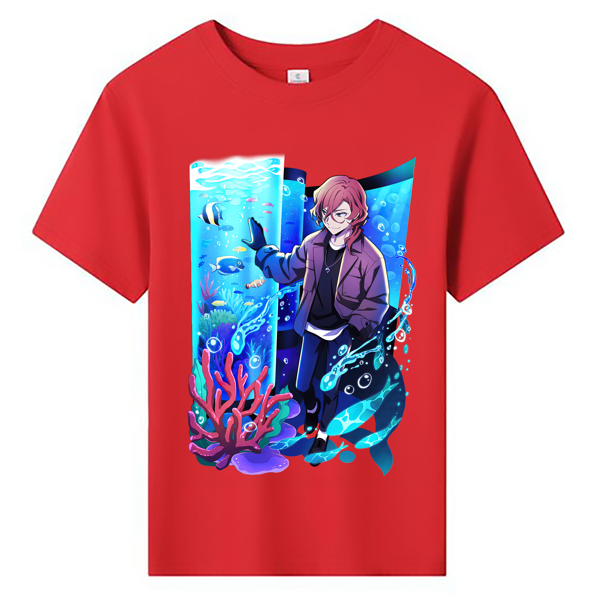 （画像用） 文豪ストレイドッグス Bungo Stray Dogs 綿100％キッズTシャツ（フロントプリント）
