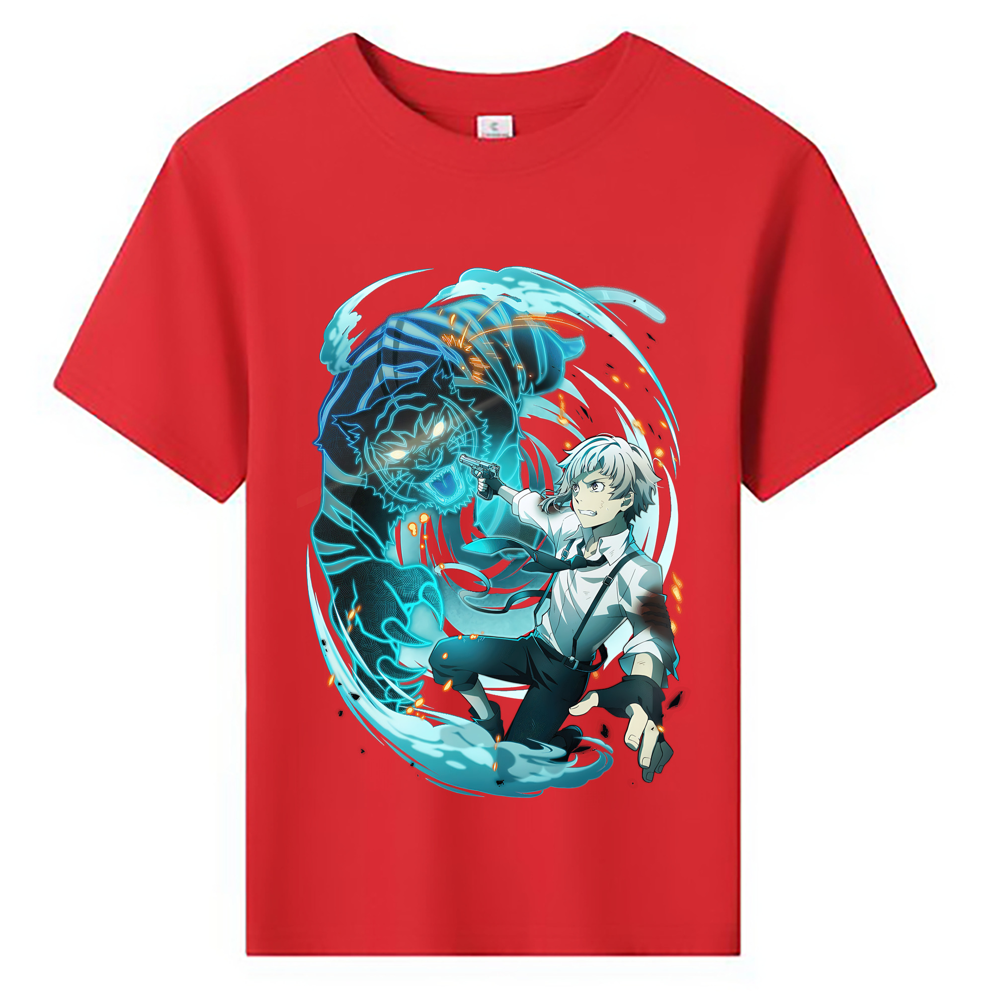 （画像用） 文豪ストレイドッグス Bungo Stray Dogs 綿100％キッズTシャツ（フロントプリント）