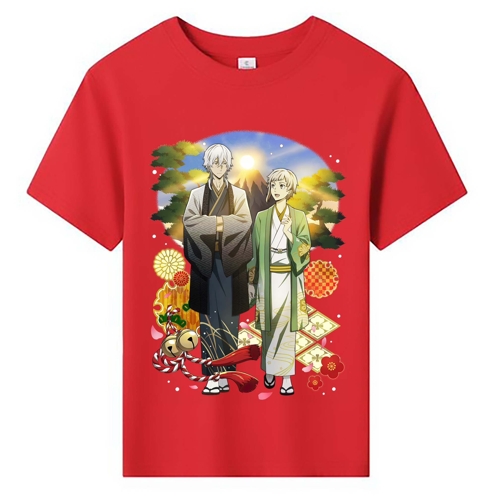 （画像用） 文豪ストレイドッグス Bungo Stray Dogs 綿100％キッズTシャツ（フロントプリント）