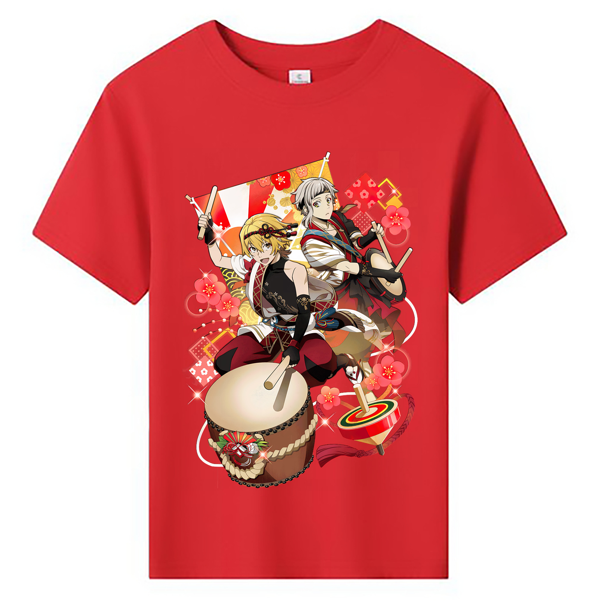 （画像用） 文豪ストレイドッグス Bungo Stray Dogs 綿100％キッズTシャツ（フロントプリント）