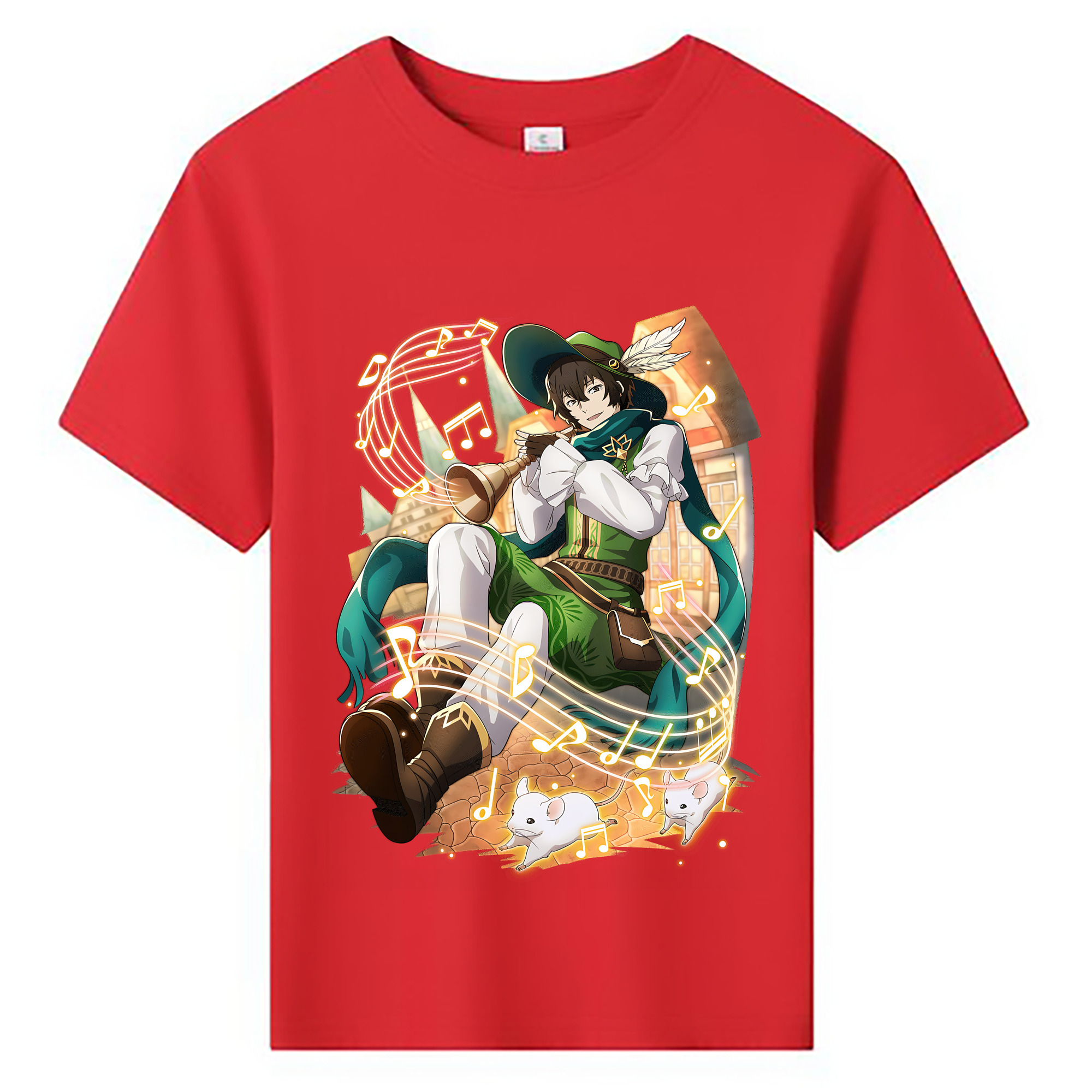 （画像用） 文豪ストレイドッグス Bungo Stray Dogs 綿100％キッズTシャツ（フロントプリント）