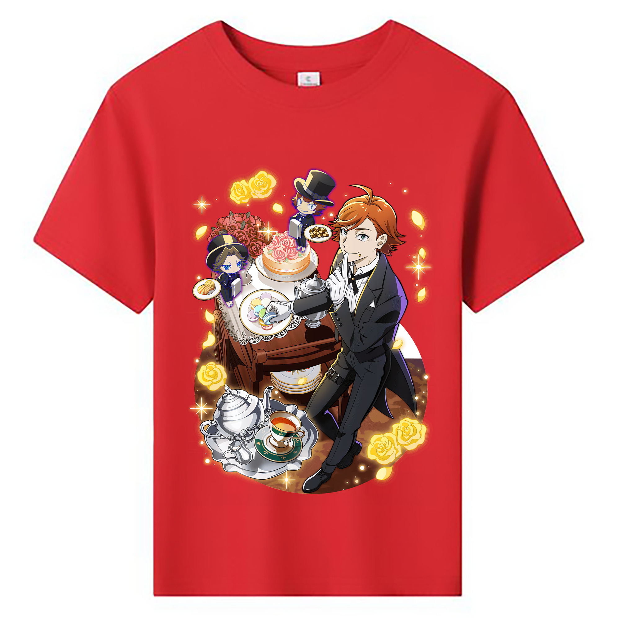 （画像用） 文豪ストレイドッグス Bungo Stray Dogs 綿100％キッズTシャツ（フロントプリント）