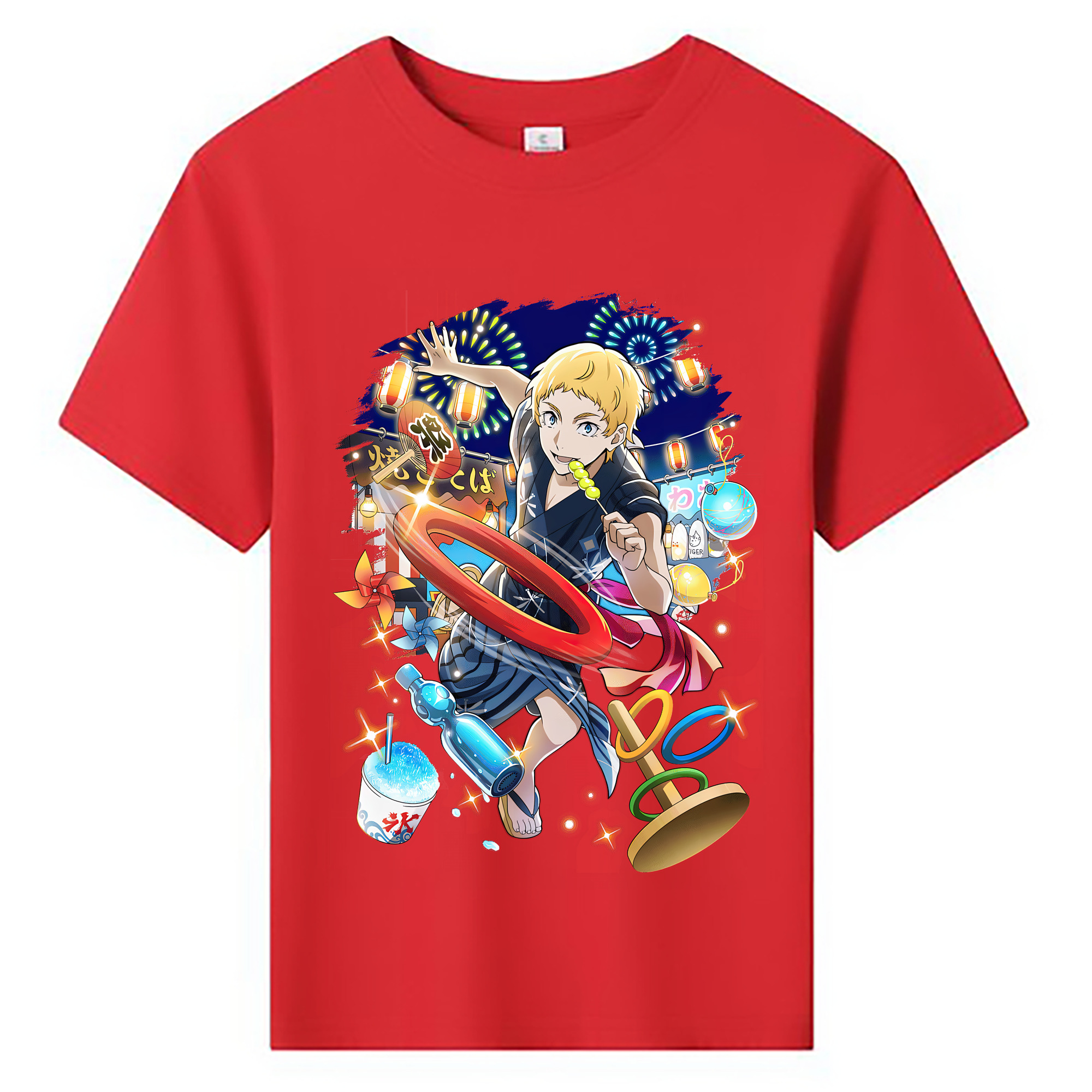 （画像用） 文豪ストレイドッグス Bungo Stray Dogs 綿100％キッズTシャツ（フロントプリント）