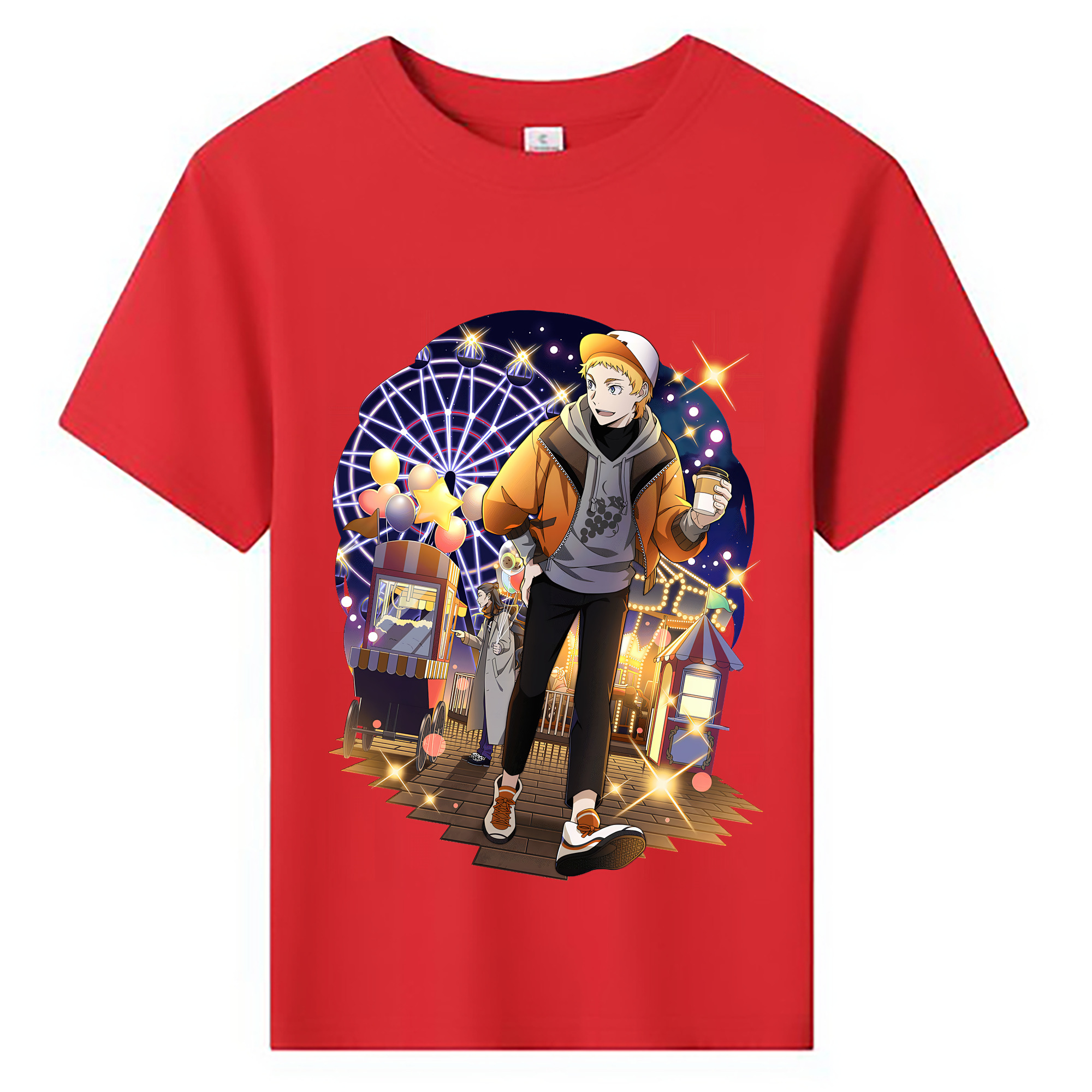 （画像用） 文豪ストレイドッグス Bungo Stray Dogs 綿100％キッズTシャツ（フロントプリント）