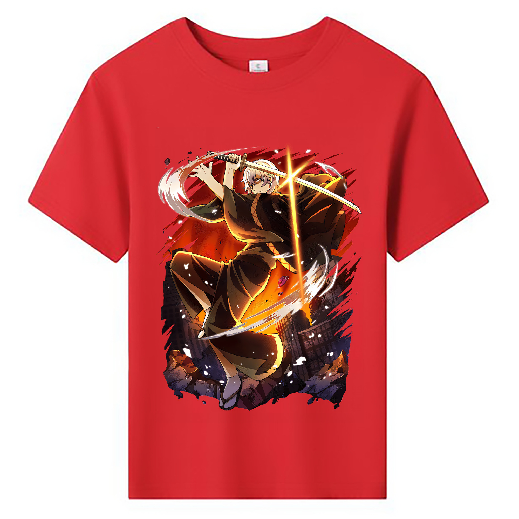 （画像用） 文豪ストレイドッグス Bungo Stray Dogs 綿100％キッズTシャツ（フロントプリント）