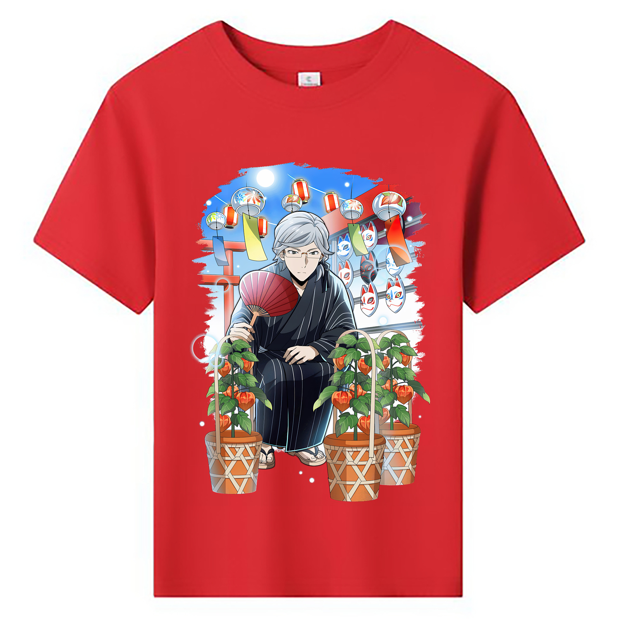 （画像用） 文豪ストレイドッグス Bungo Stray Dogs 綿100％キッズTシャツ（フロントプリント）
