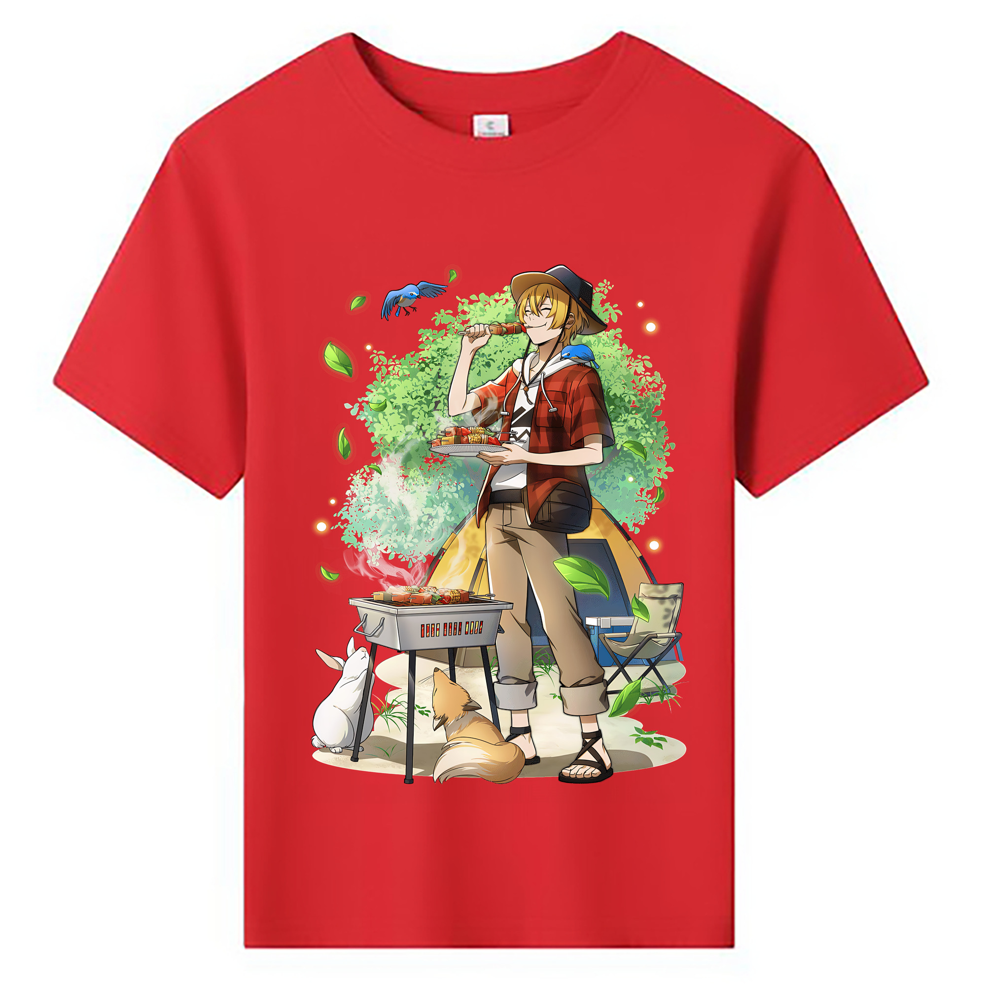 （画像用） 文豪ストレイドッグス Bungo Stray Dogs 綿100％キッズTシャツ（フロントプリント）