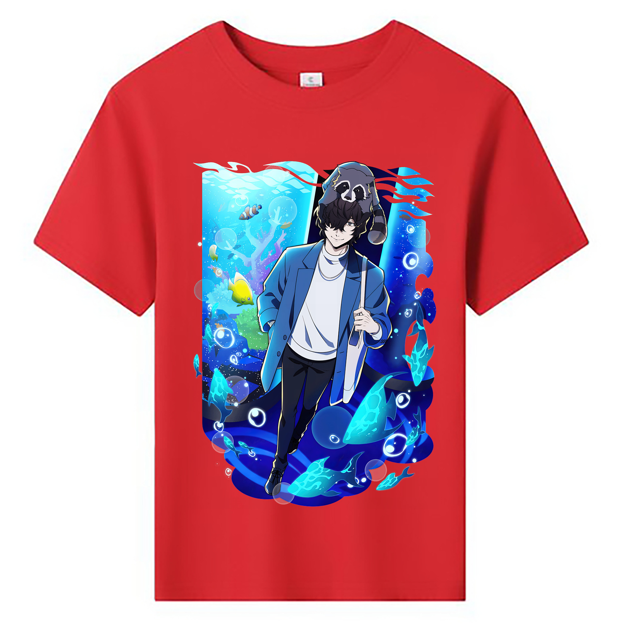 （画像用） 文豪ストレイドッグス Bungo Stray Dogs 綿100％キッズTシャツ（フロントプリント）