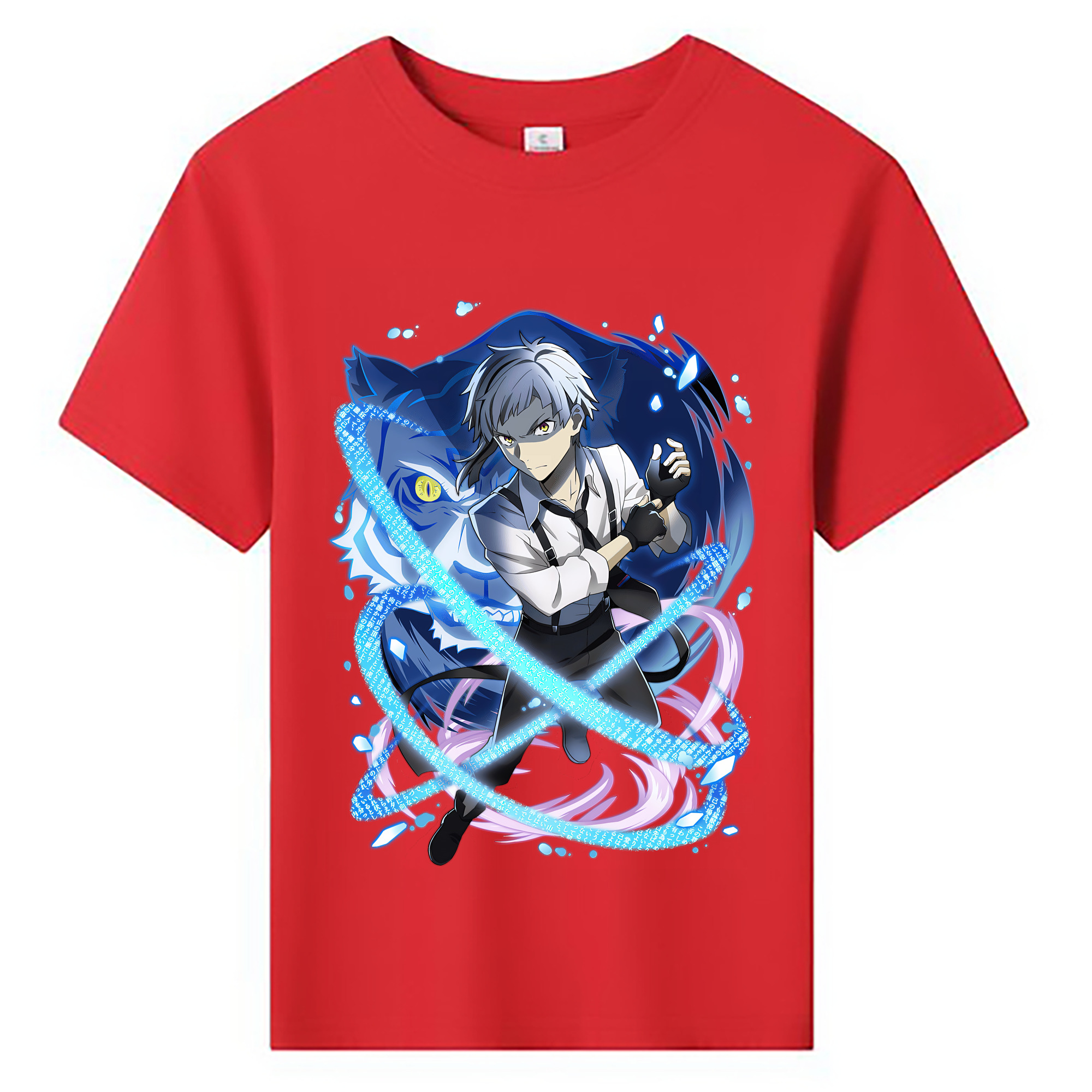 （画像用） 文豪ストレイドッグス Bungo Stray Dogs 綿100％キッズTシャツ（フロントプリント）