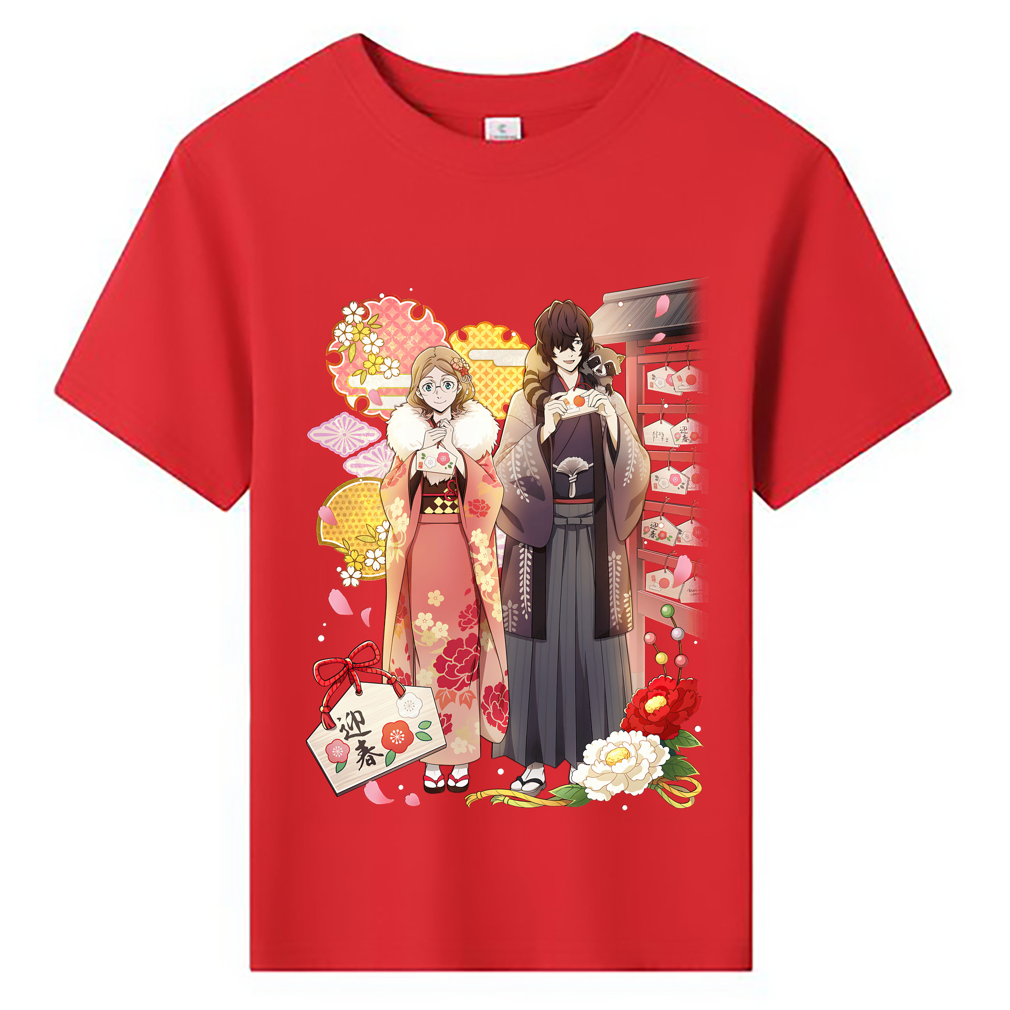 （画像用） 文豪ストレイドッグス Bungo Stray Dogs 綿100％キッズTシャツ（フロントプリント）