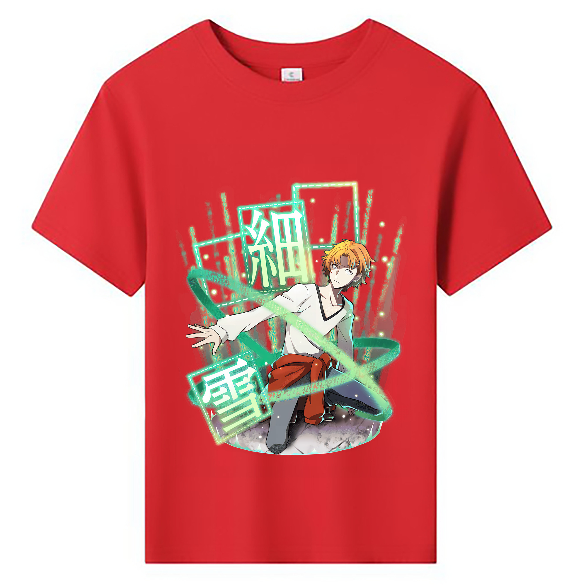 （画像用） 文豪ストレイドッグス Bungo Stray Dogs 綿100％キッズTシャツ（フロントプリント）