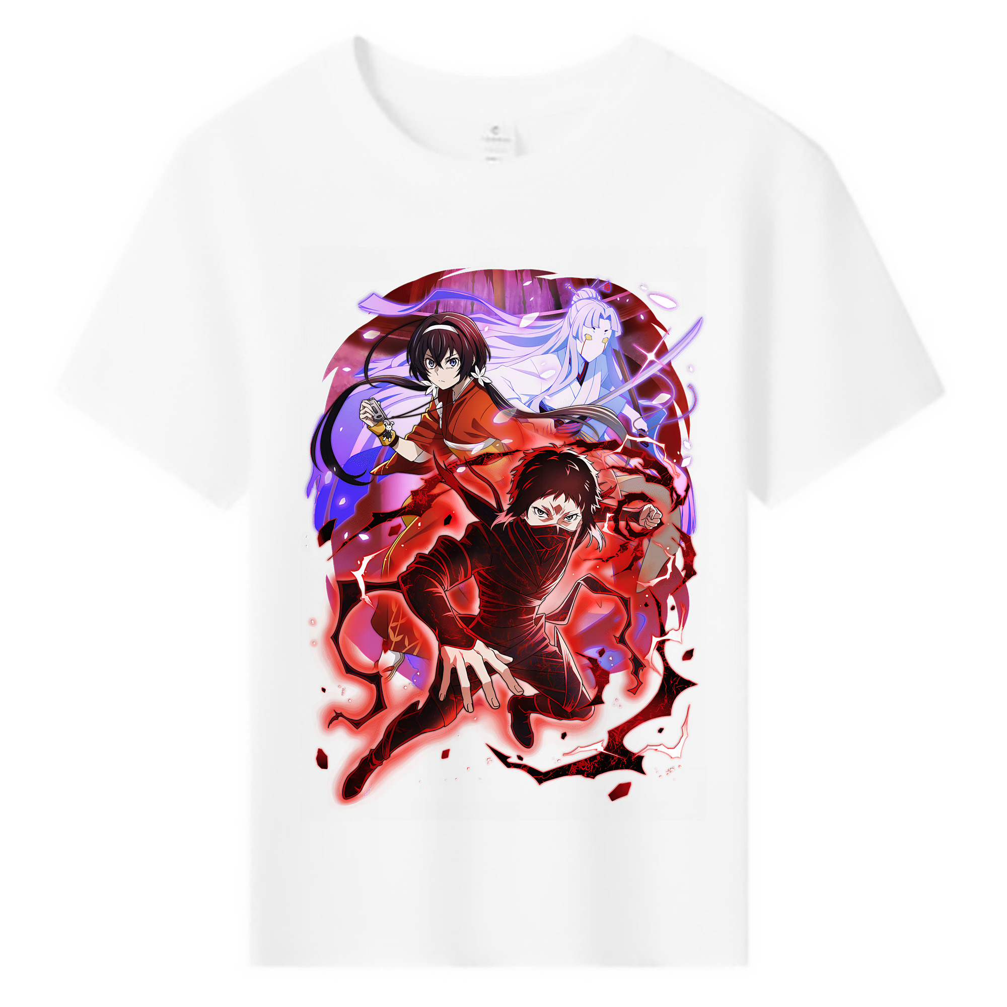 （画像用） 文豪ストレイドッグス Bungo Stray Dogs 綿100％キッズTシャツ（フロントプリント）