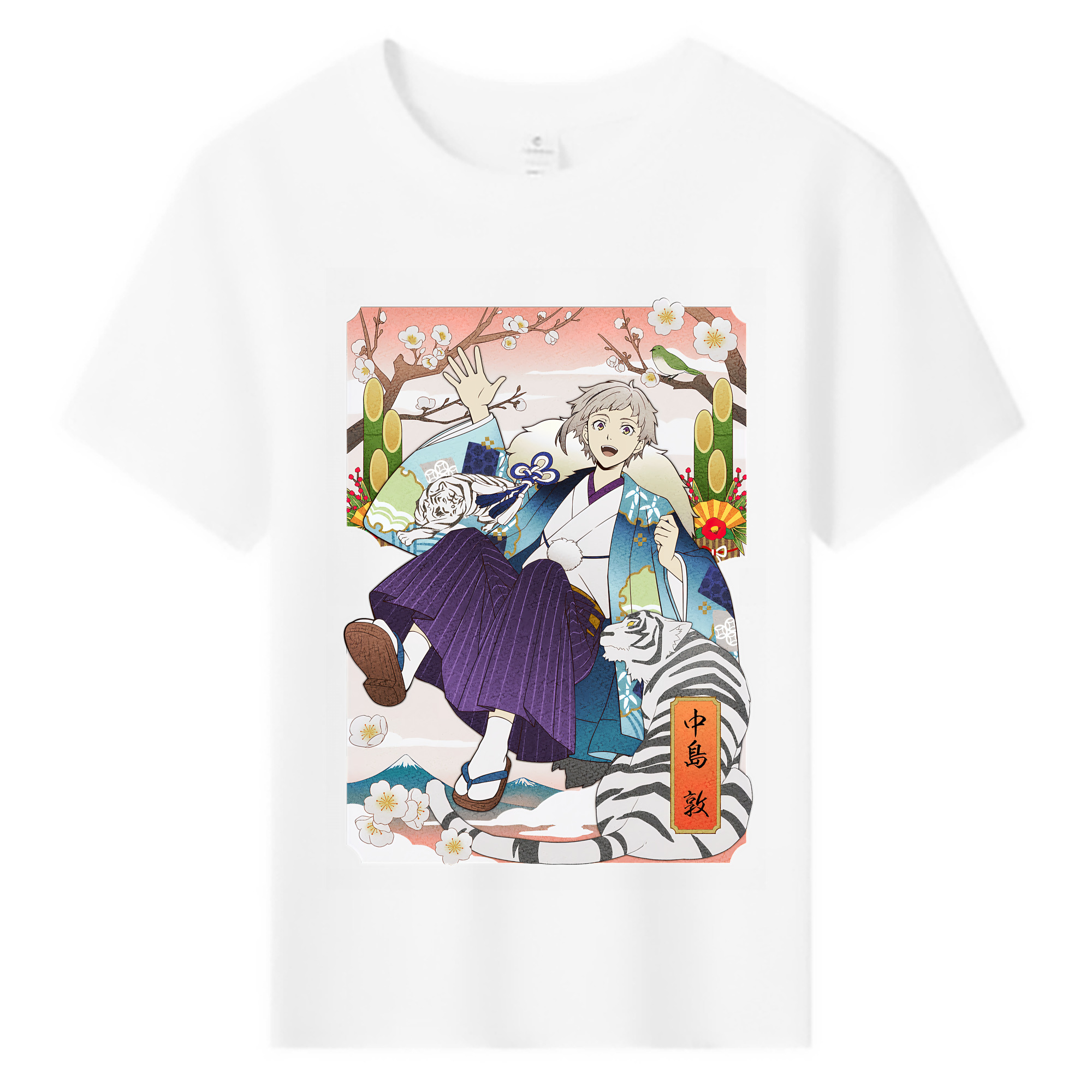 （画像用） 文豪ストレイドッグス Bungo Stray Dogs 綿100％キッズTシャツ（フロントプリント）