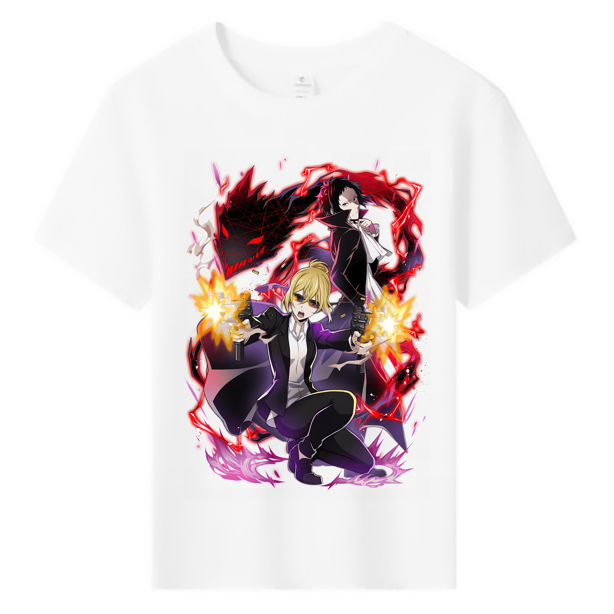 （画像用） 文豪ストレイドッグス Bungo Stray Dogs 綿100％キッズTシャツ（フロントプリント）