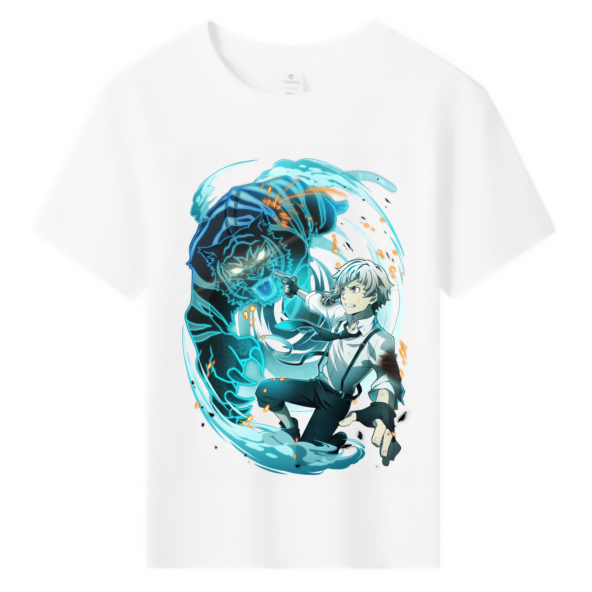 （画像用） 文豪ストレイドッグス Bungo Stray Dogs 綿100％キッズTシャツ（フロントプリント）