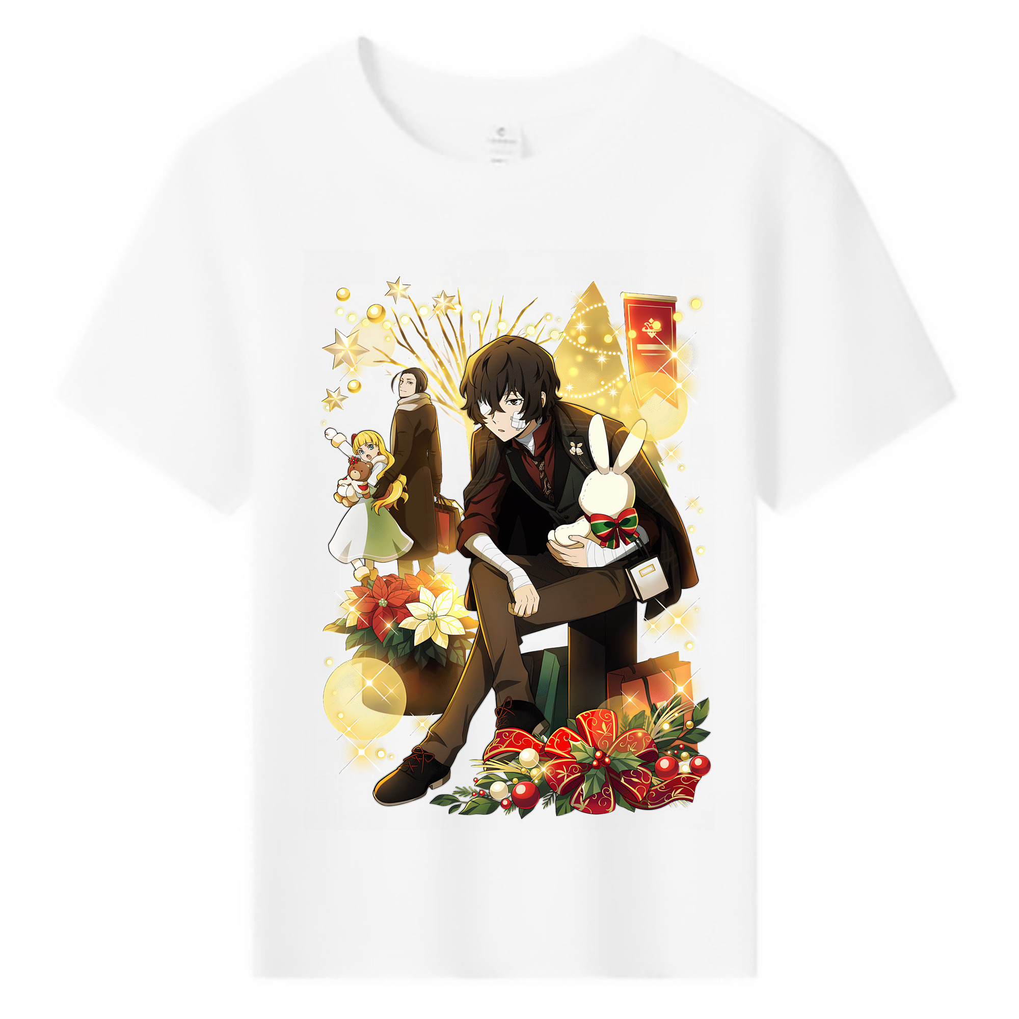 （画像用） 文豪ストレイドッグス Bungo Stray Dogs 綿100％キッズTシャツ（フロントプリント）